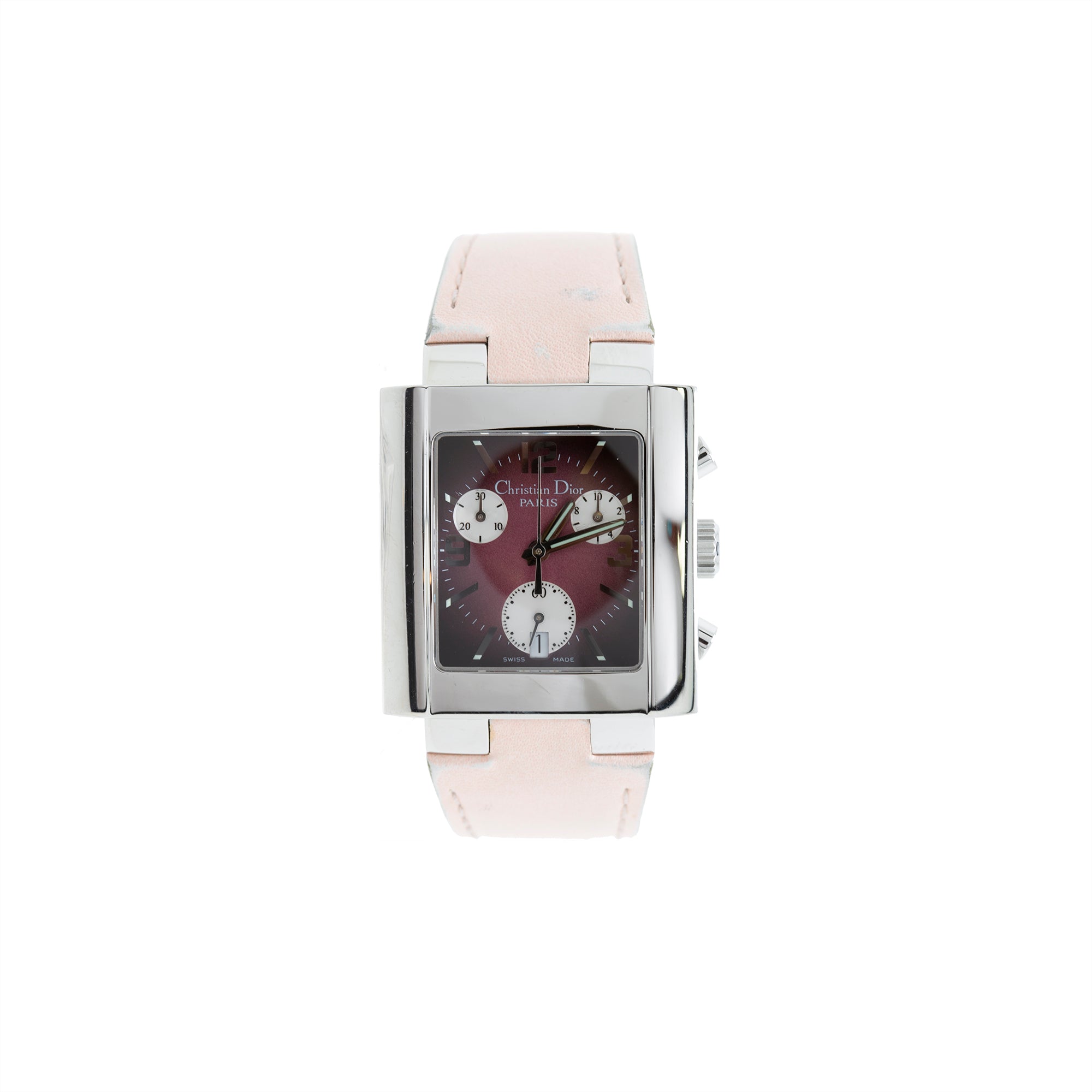 Christian Dior Riva Chronograph Quartz Watch w/ Box & Papers