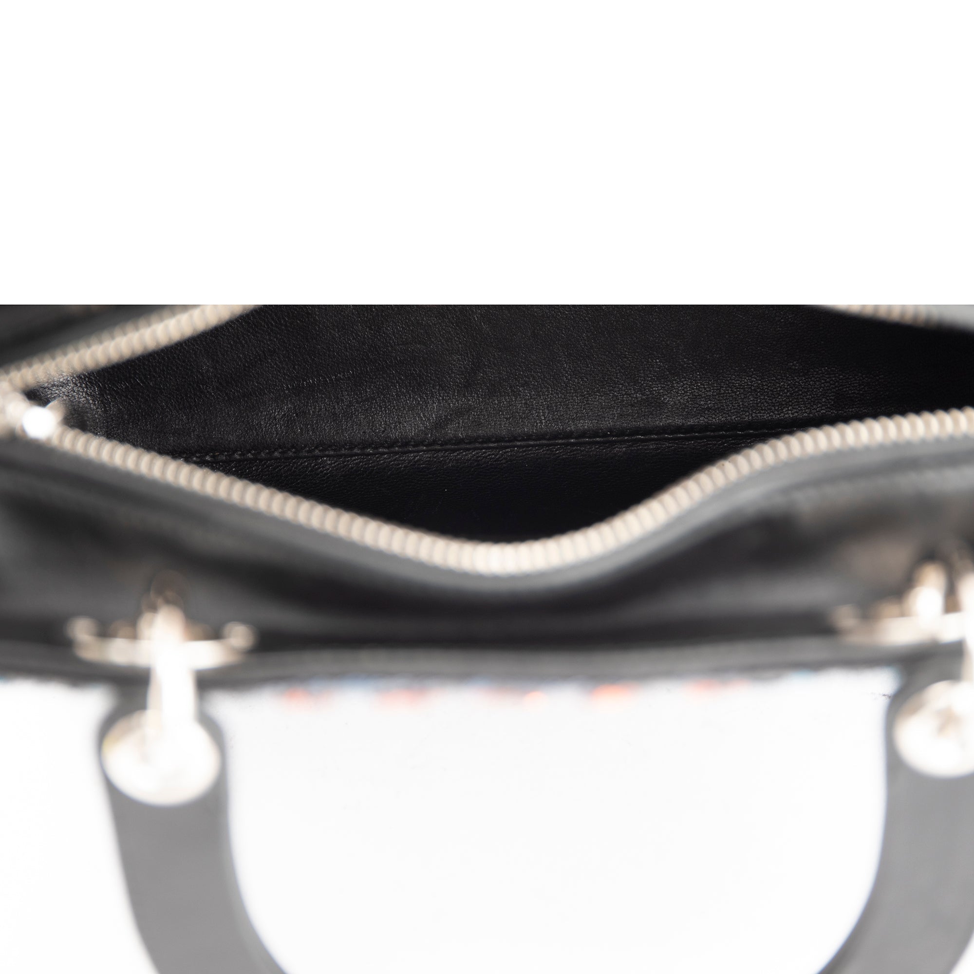 Christian Dior Sequin Medium Lady Dior Bag w/ Strap