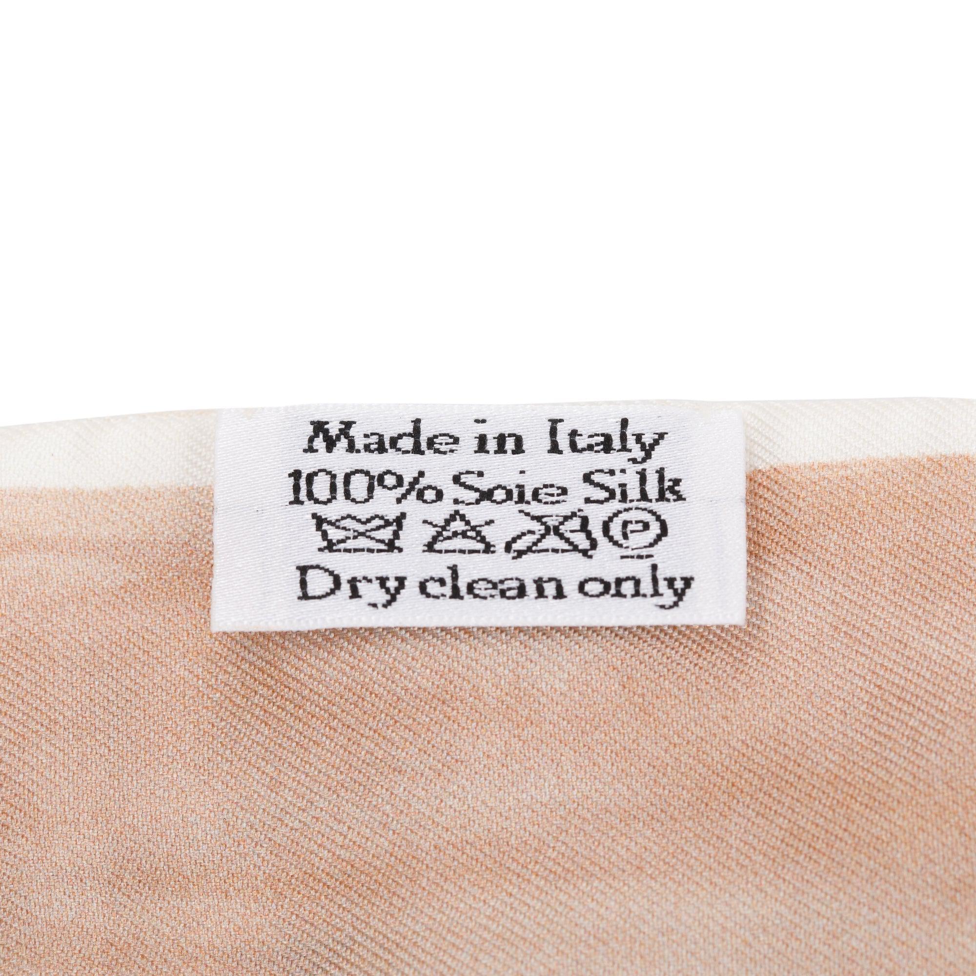 Christian Dior Silk Mitzah ABCDIOR "M" Twilly w/ Box