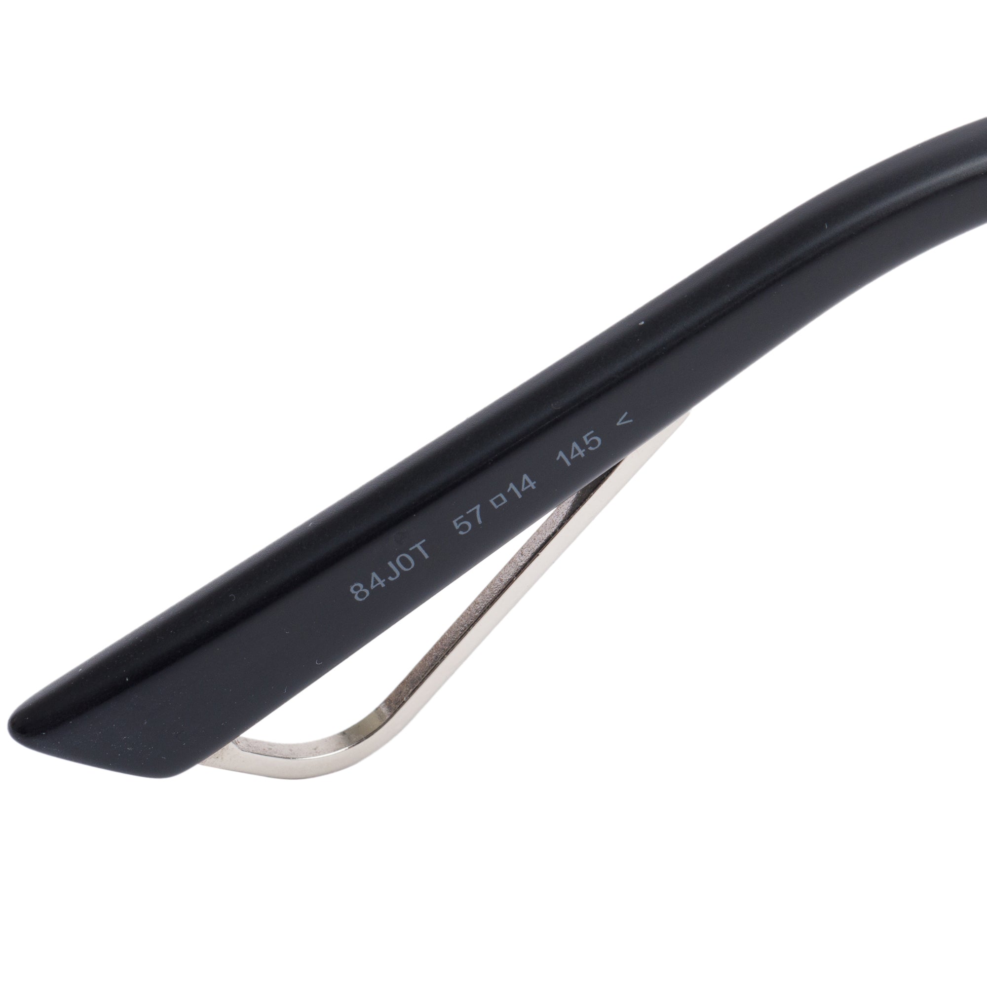 Christian Dior Silver-Tone Metal Black Acetate DiorTechnologic Sunglasses