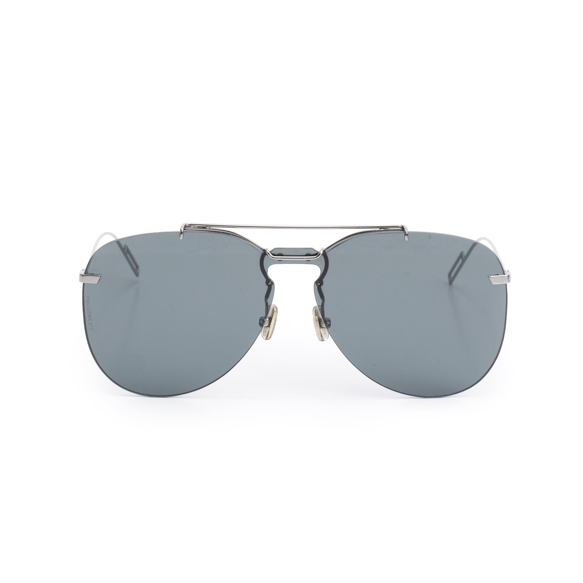 Christian Dior Silver Tone Metal Frame DIOR0222S Aviator Sunglasses