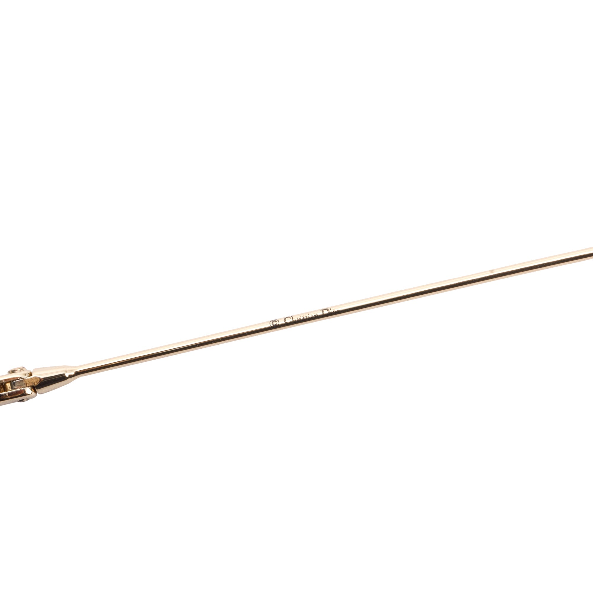 Christian Dior Society 3 J5GKU Aviator Sunglasses w/ Case