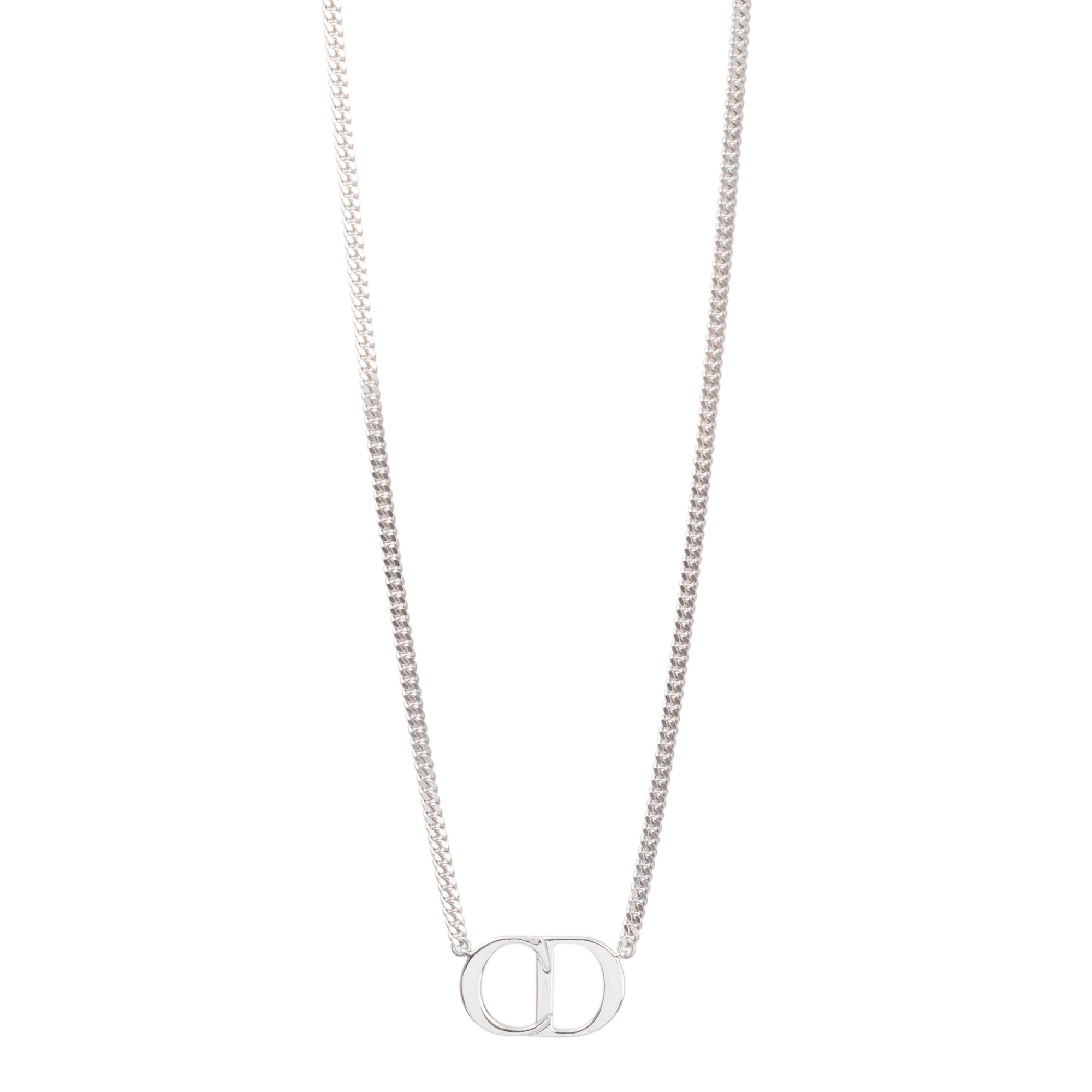 Christian Dior Sterling Silver Clair D Lune Necklace w/ Box