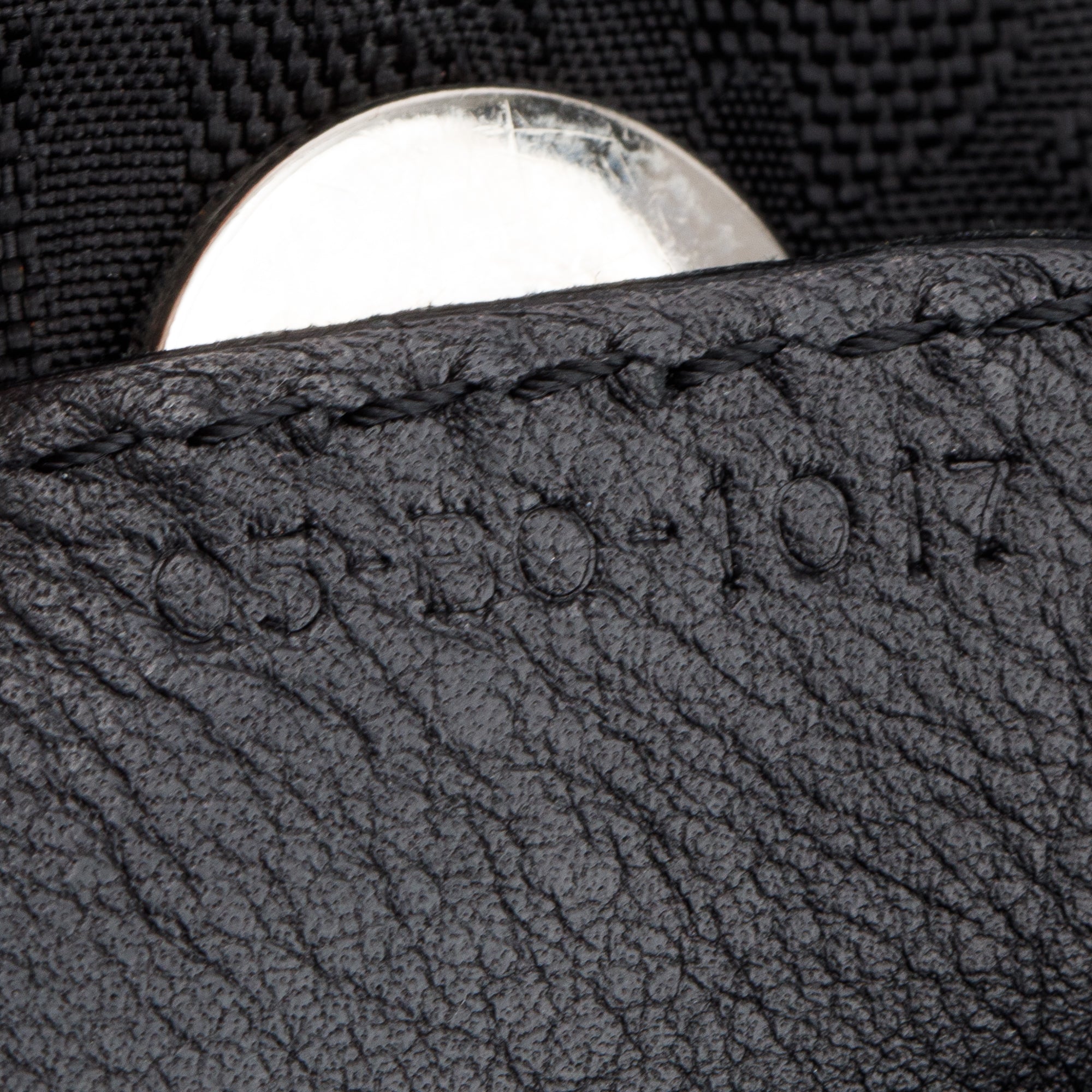 Christian Dior Vintage Black Diorissimo Nylon Bow Charm Bucket Bag