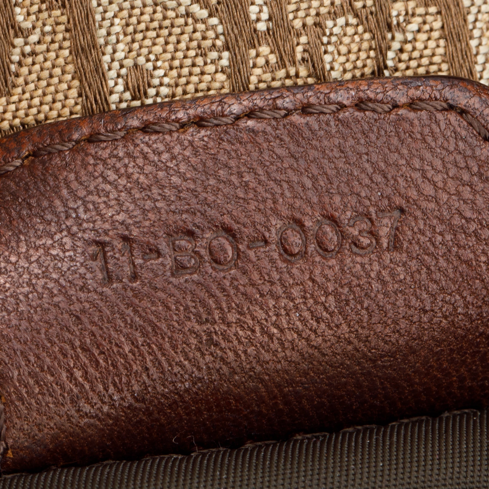 Christian Dior Vintage Brown Diorissimo Canvas Buckle Hobo Bag