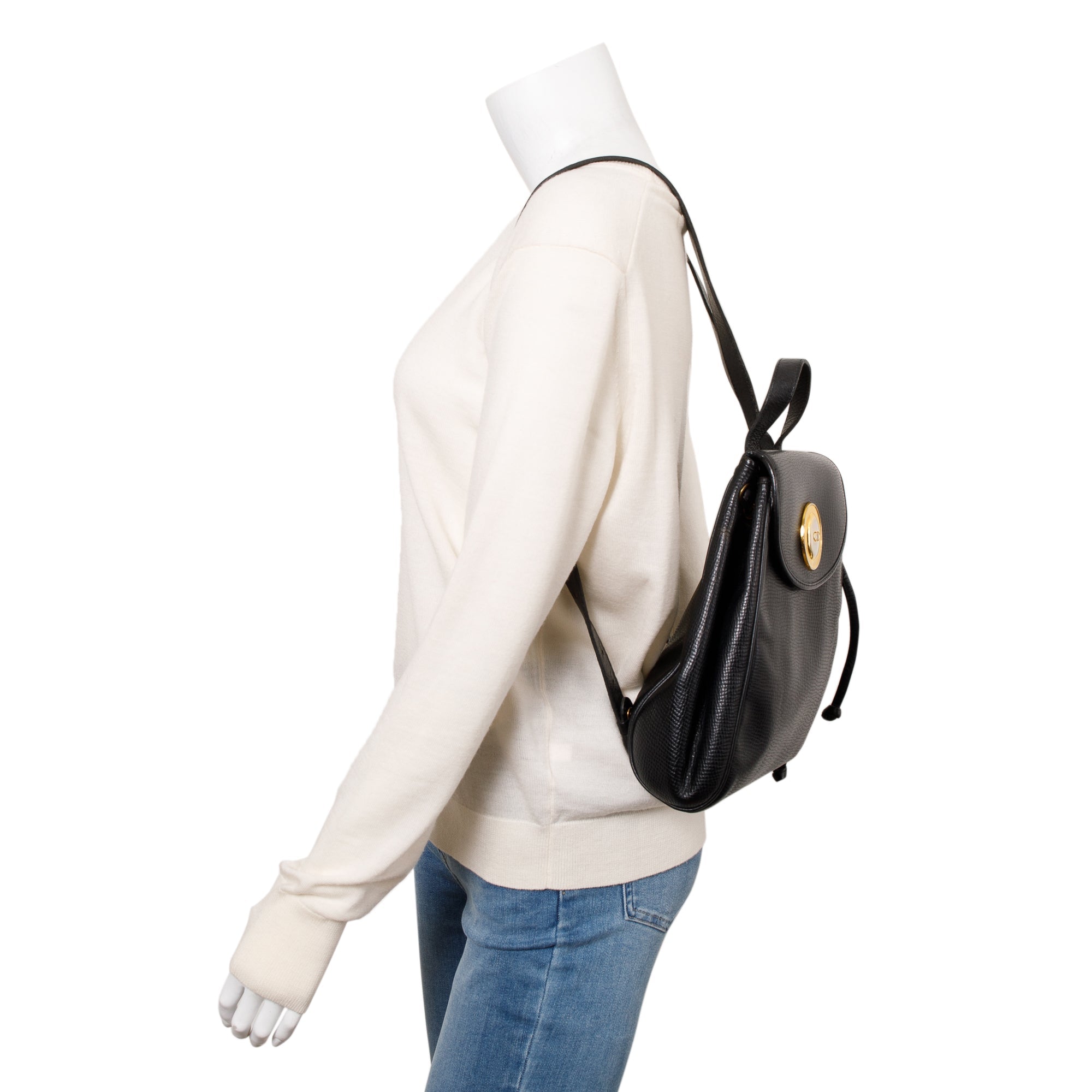 Christian Dior Vintage Leather Backpack
