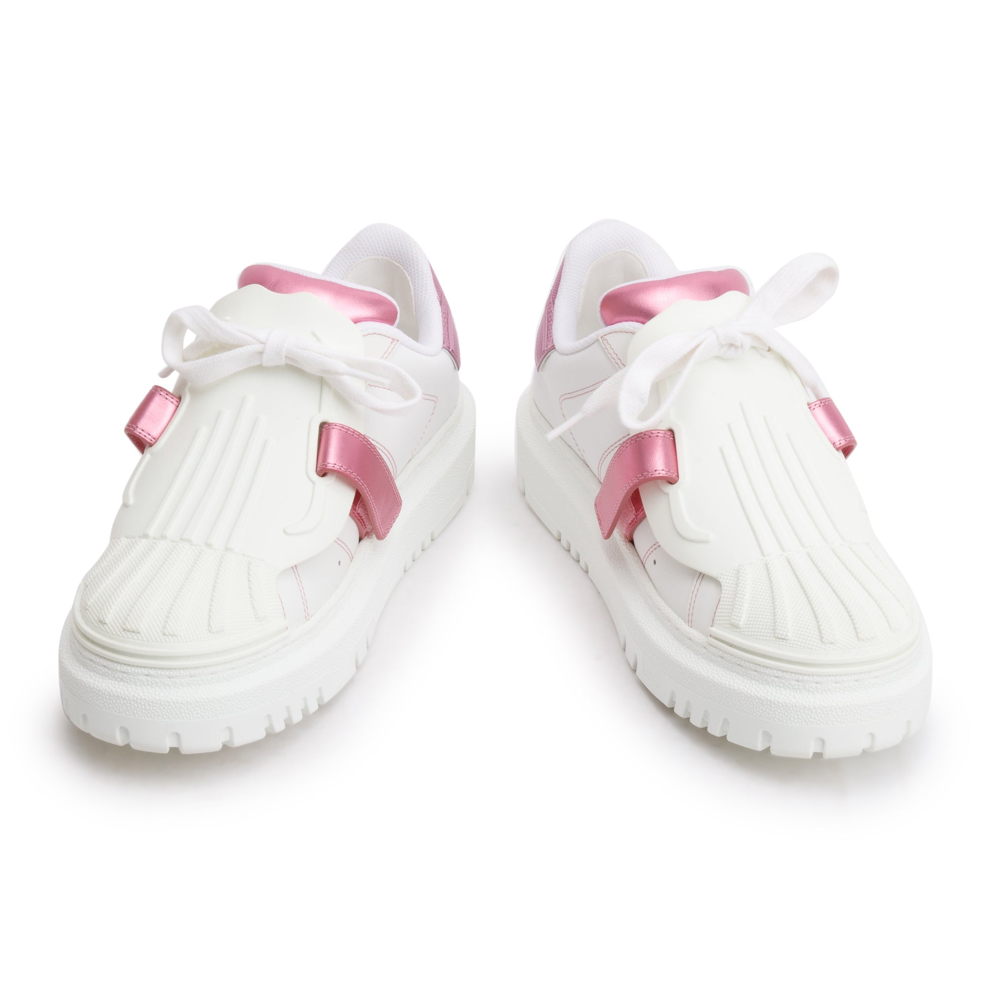 Christian Dior White Leather/Rubber ID Sneakers, Size 36 w/ Box