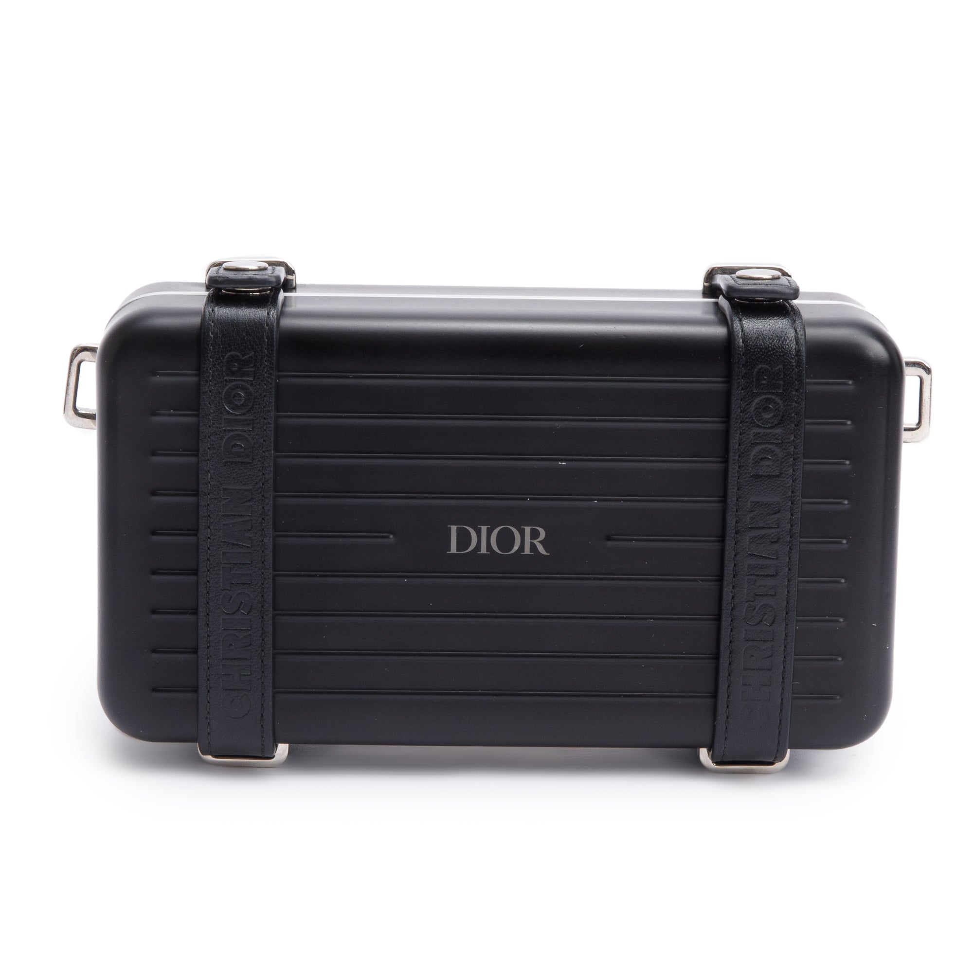 Christian Dior x Rimowa Aluminum Personal Utility Case w/ Strap & Authenticity Card