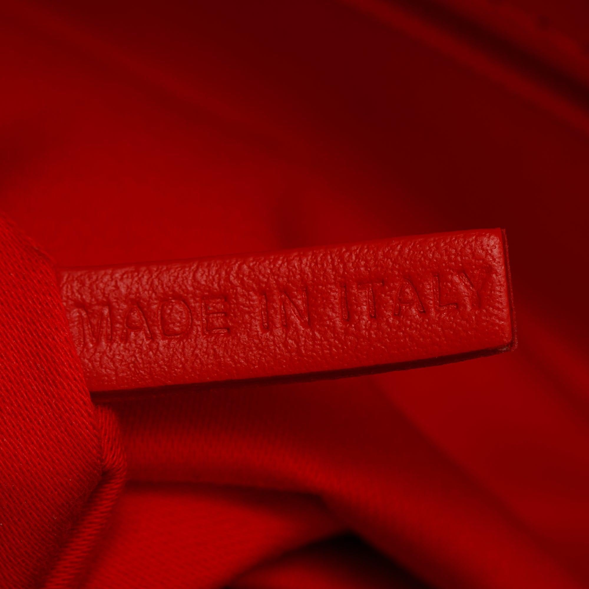 Christian Louboutin Pink Calf Leather Medium Paloma Loubinthesky Spikes Tote Bag w/ Strap