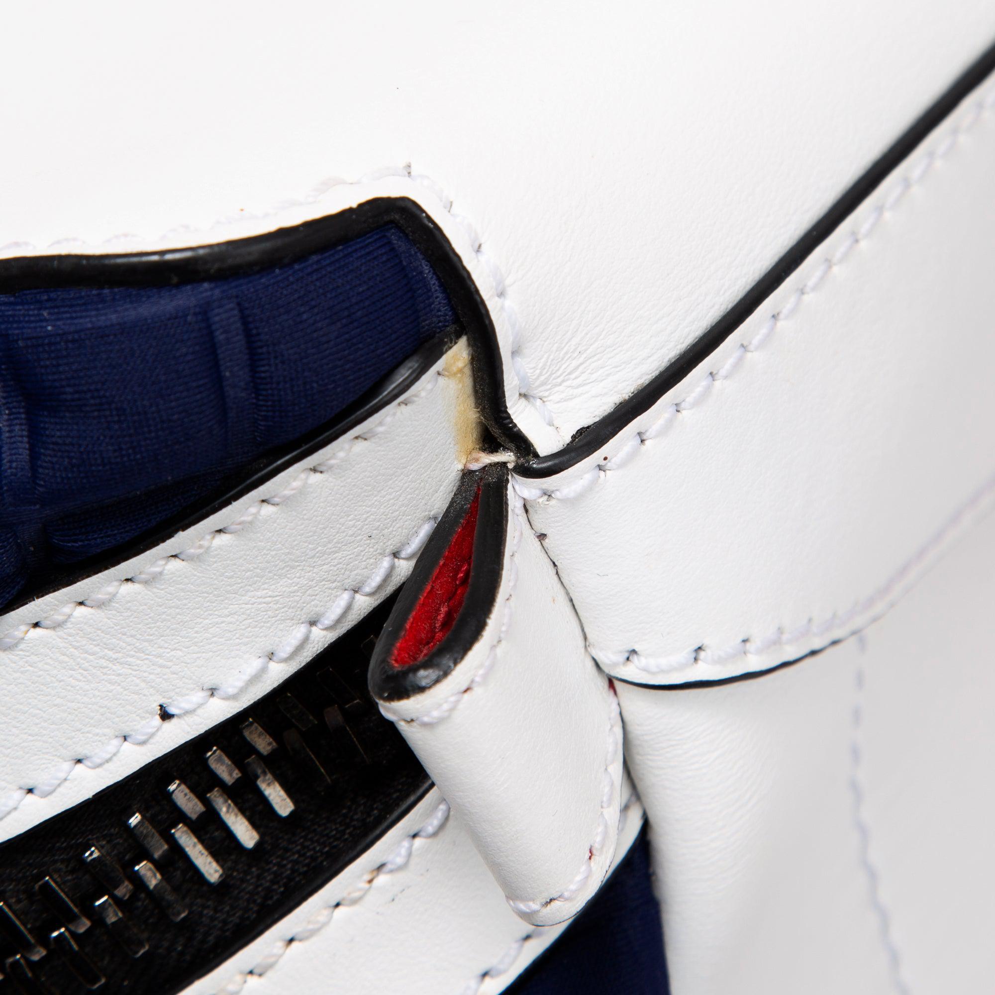 Christian Louboutin Quilted Neoprene Leather Trimmed Backpack