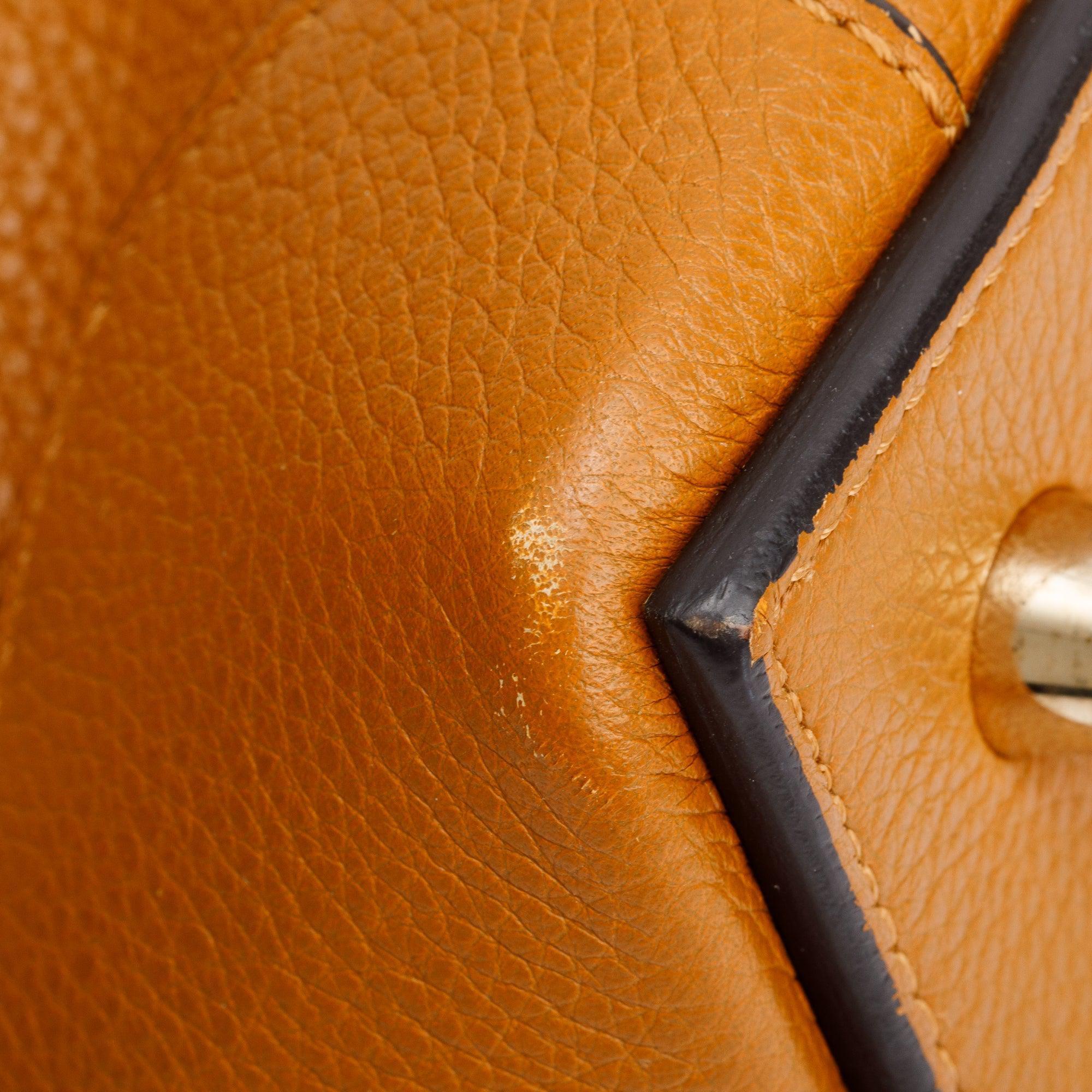 Christian Louboutin Tan Calf Leather Spike Tassel Hobo Bag