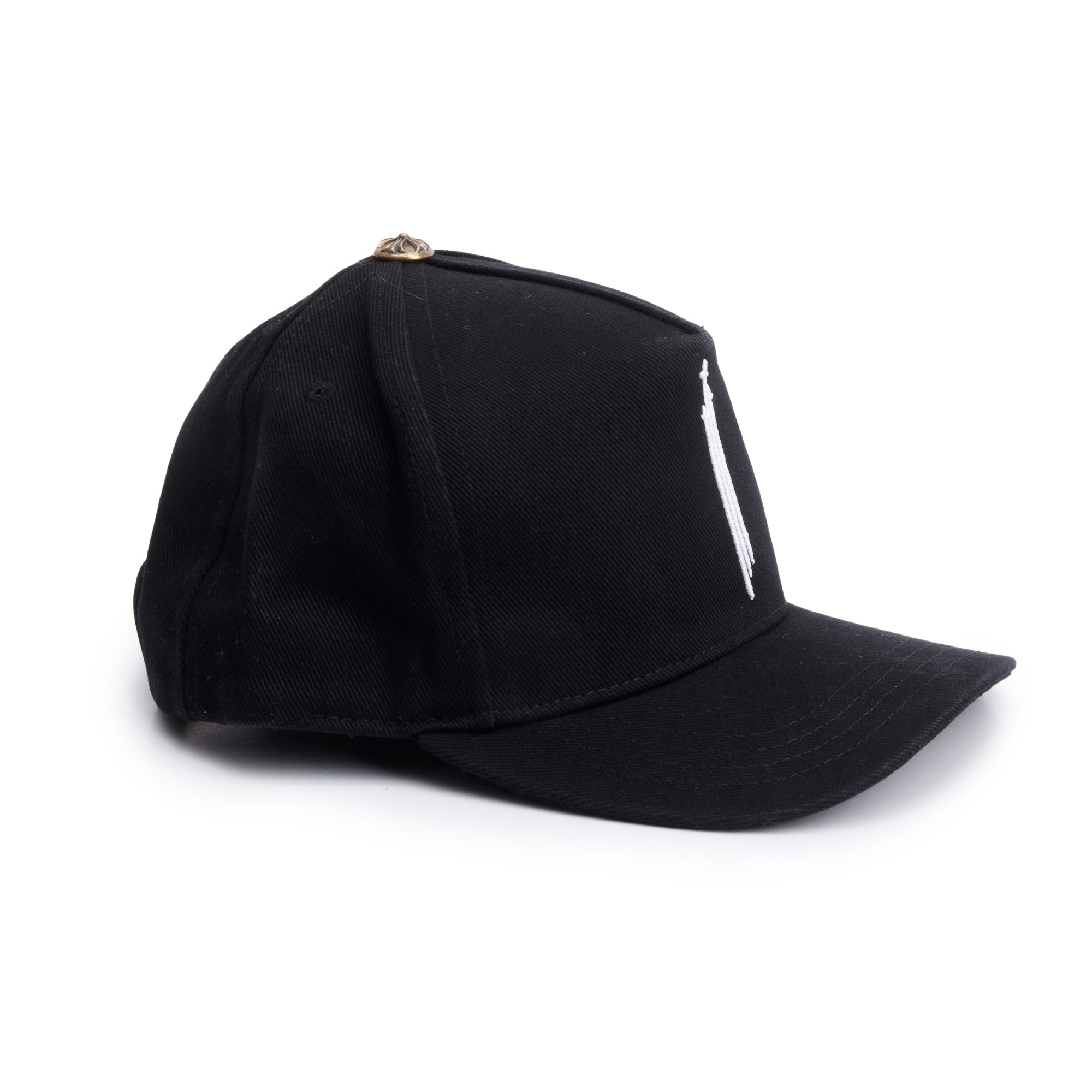 Chrome Hearts Black Canvas 'RS3' Baseball Hat