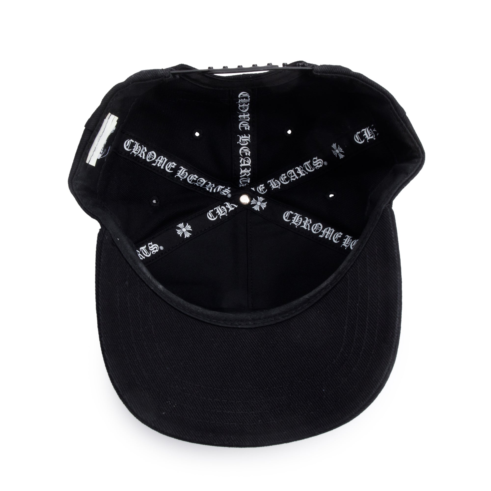 Chrome Hearts Black Canvas 'RS3' Baseball Hat