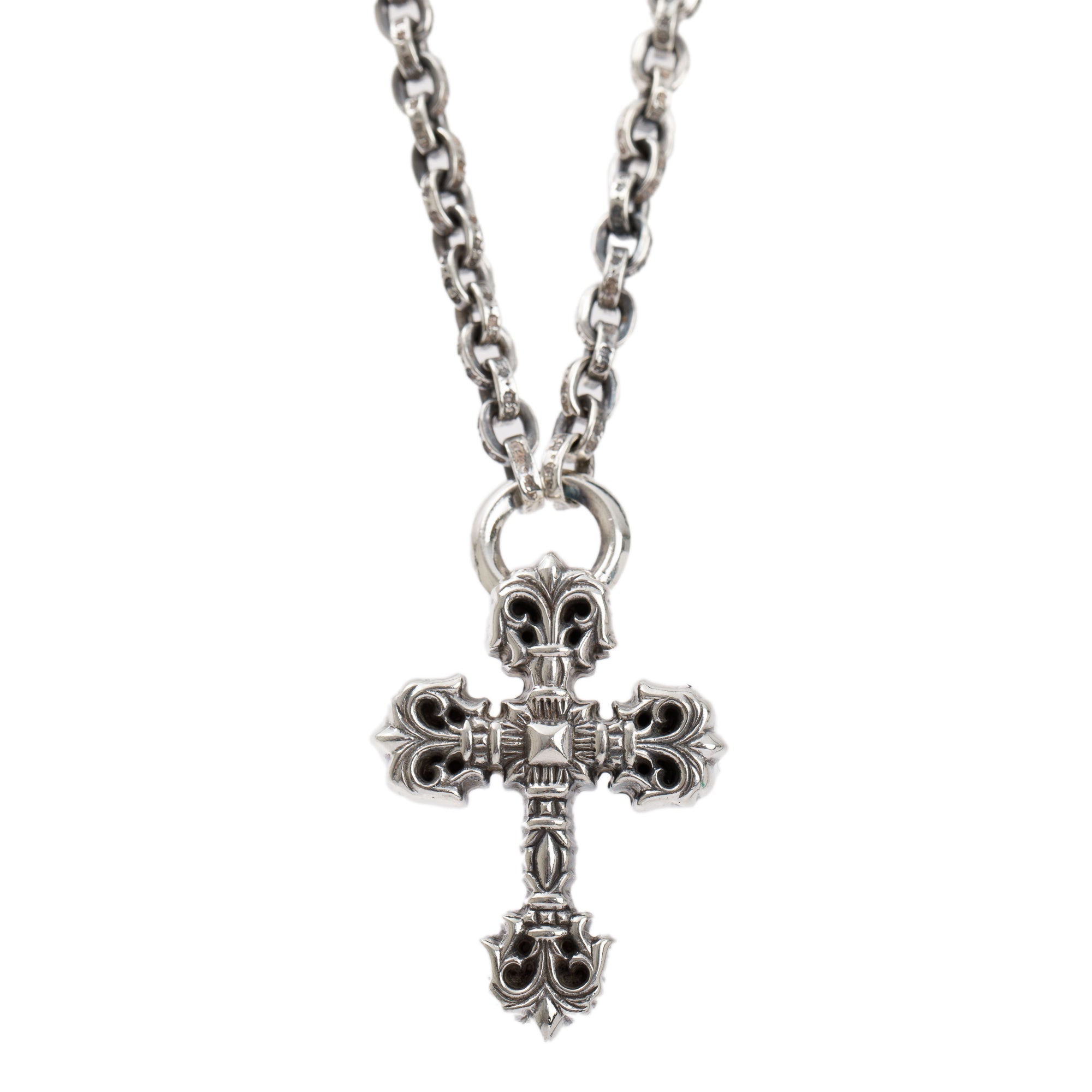 Chrome Hearts Vintage Cross Pendant Necklace