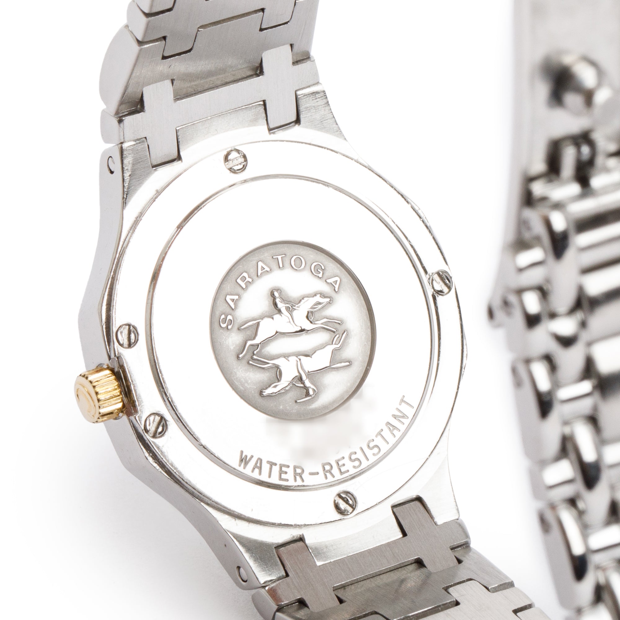 Concord Stainless Steel & 18k Yellow Gold Plated Saratoga 23 MM Watch