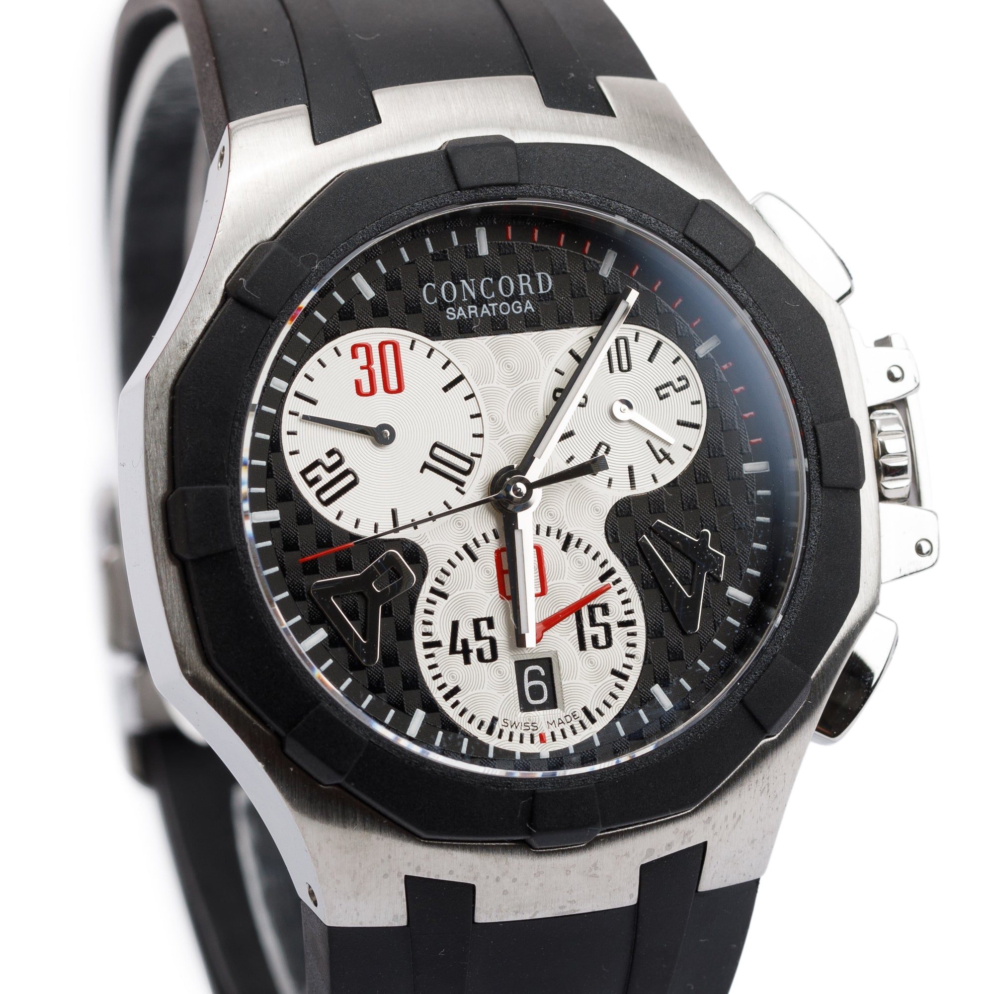 Concord Stainless Steel Saratoga 40 MM Chronograph Watch