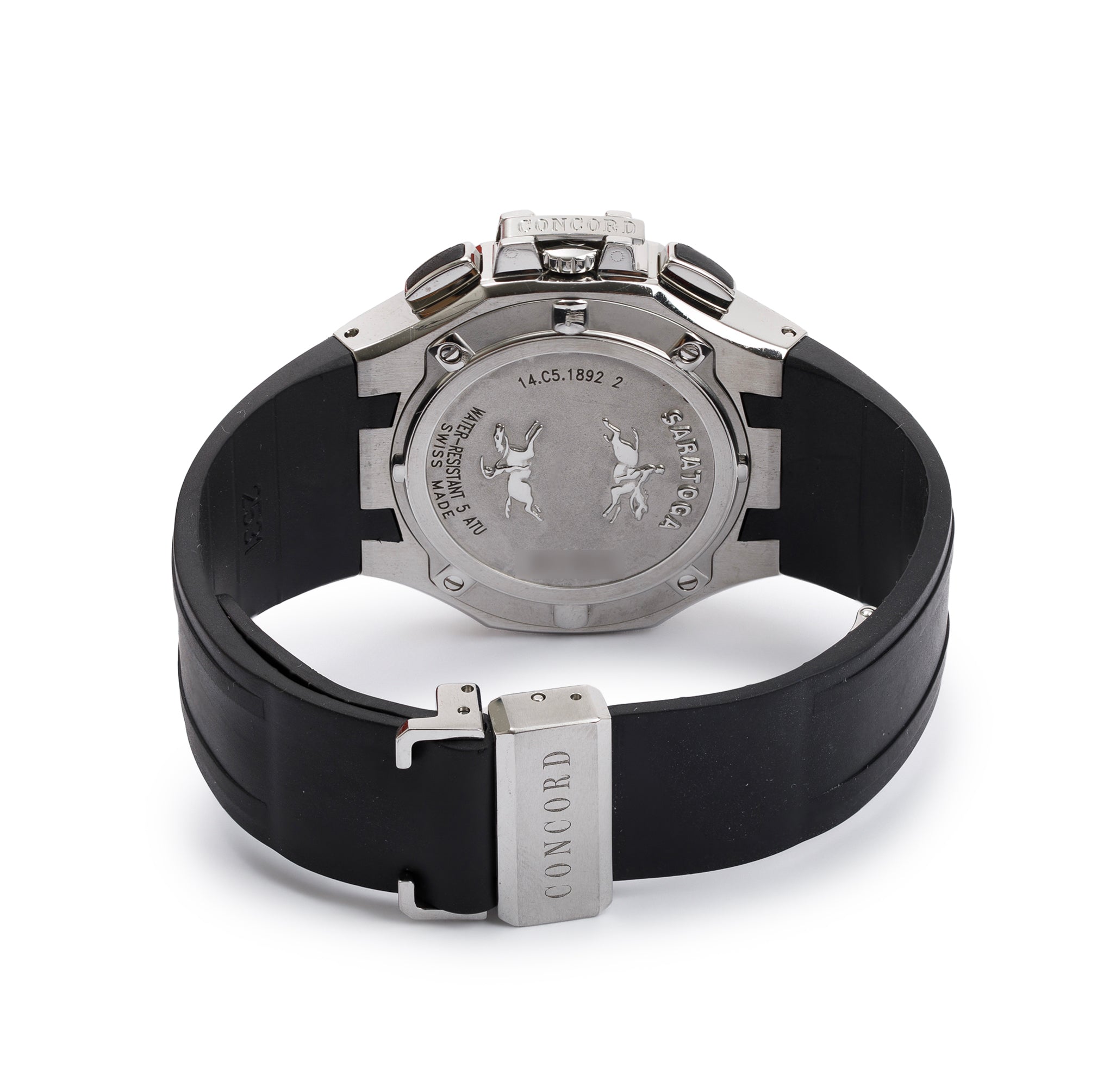 Concord Stainless Steel Saratoga 40 MM Chronograph Watch