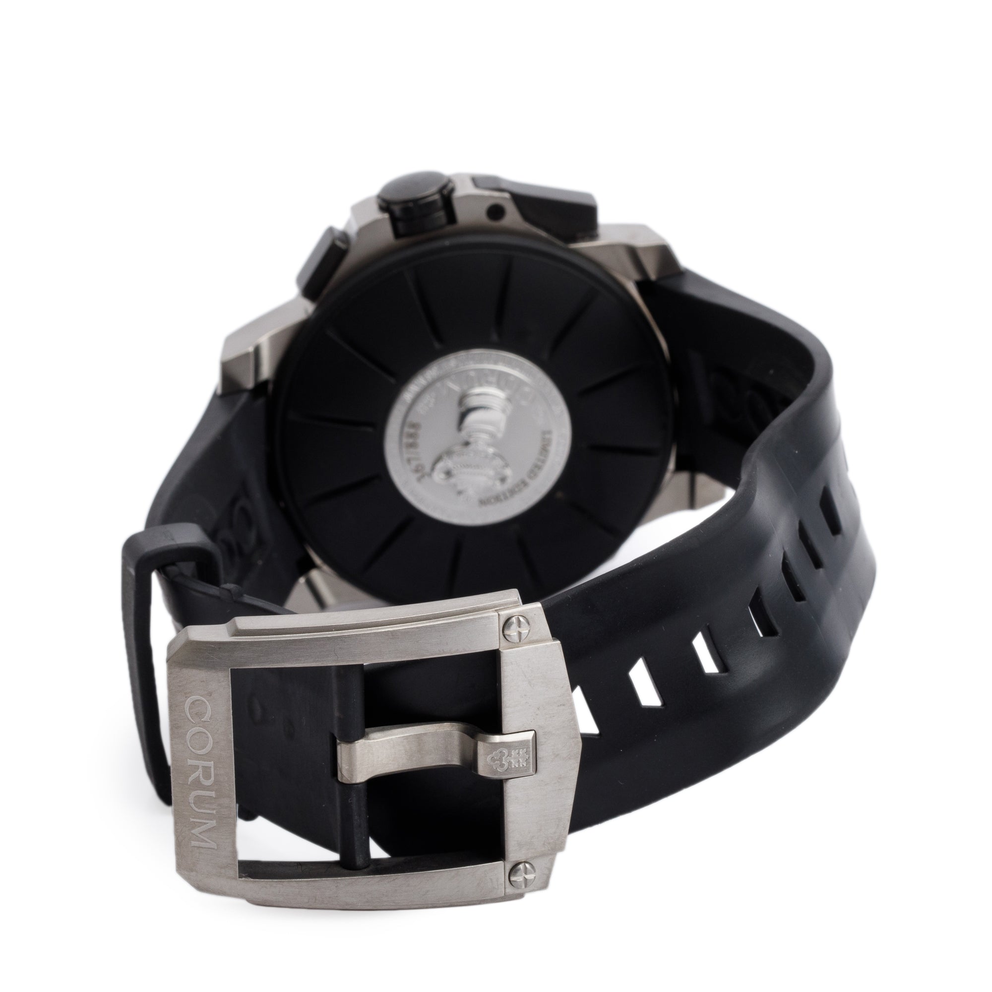 Corum Limited Edition Titanium Admiral's Cup Seafender 50 MM LHS Chronograph Automatic w/ Box & Papers