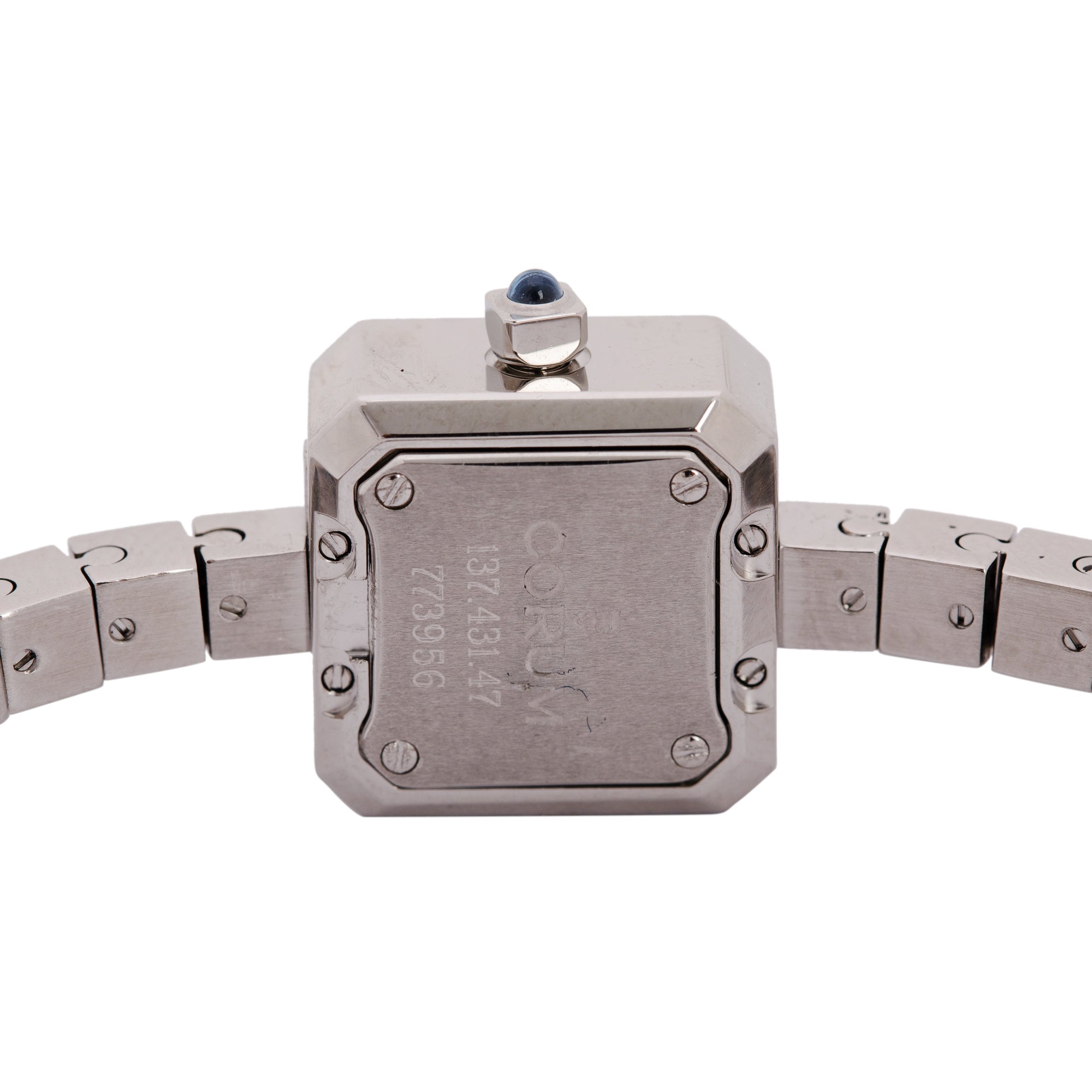 Corum Sugar Cube Diamond Bezel Quartz Watch