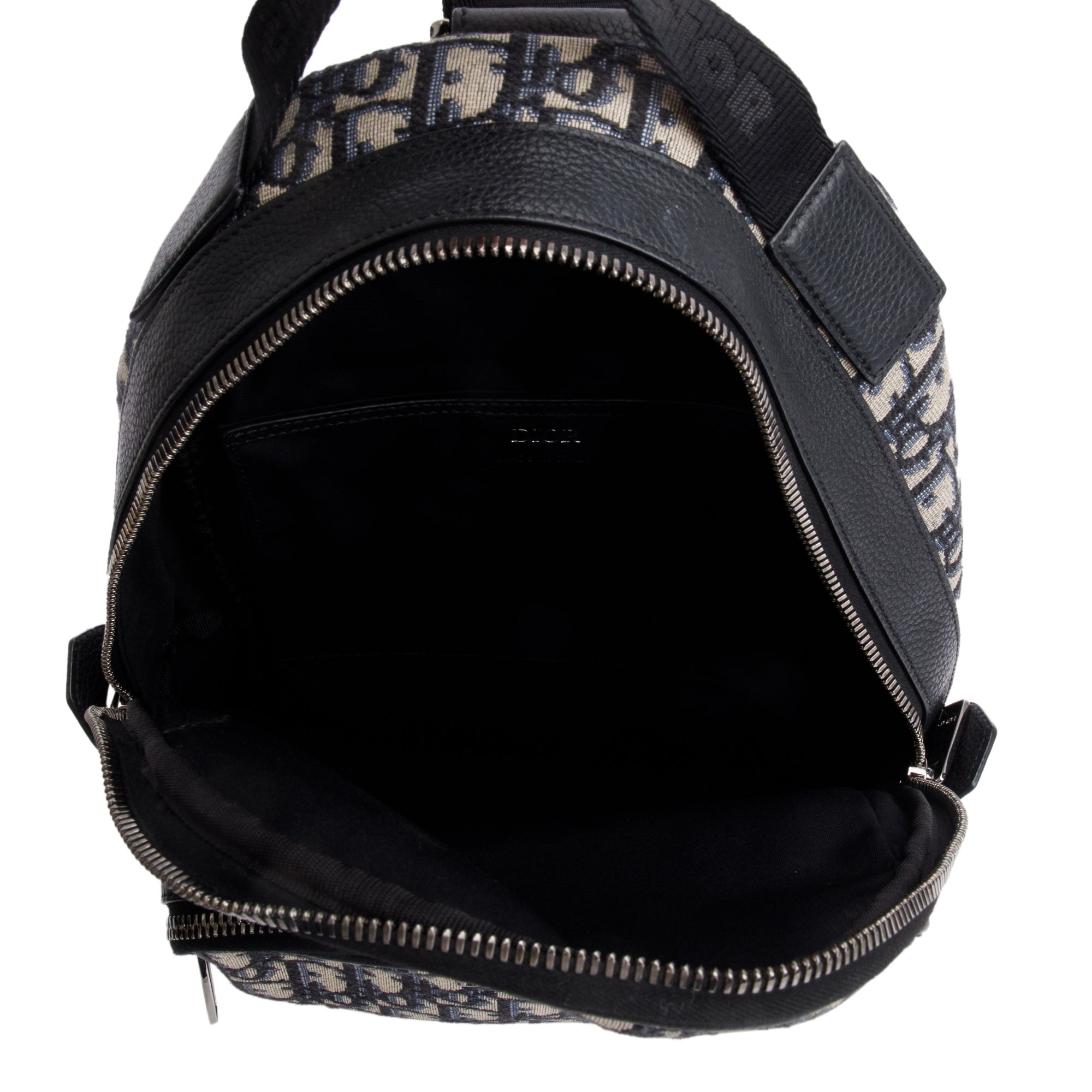 Cristian Dior Oblique Jacquard Mini Rider Sling Bag