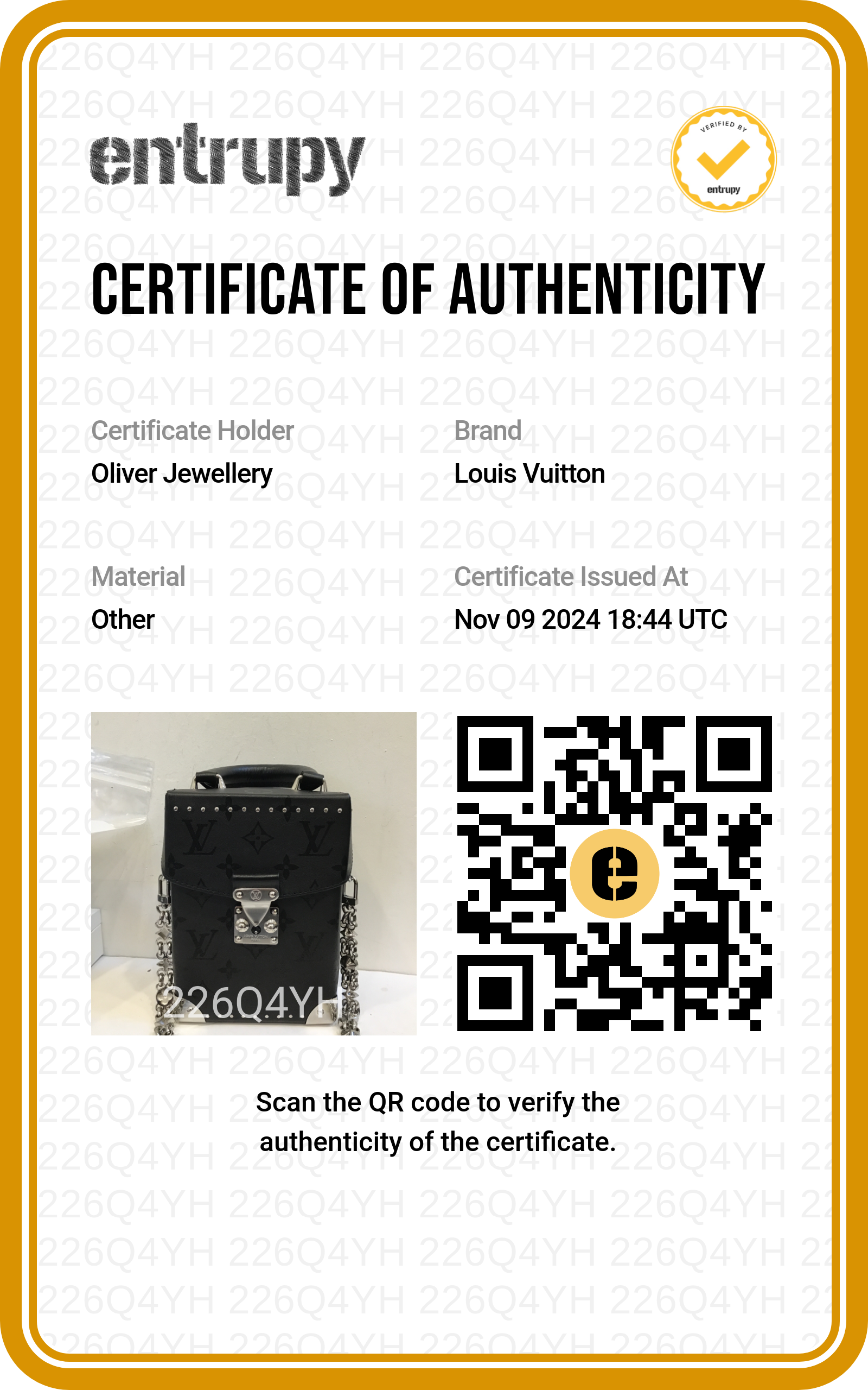 Louis Vuitton 2023 Black Monogram Print Calfskin Leather Camera Box w/ Strap & Box