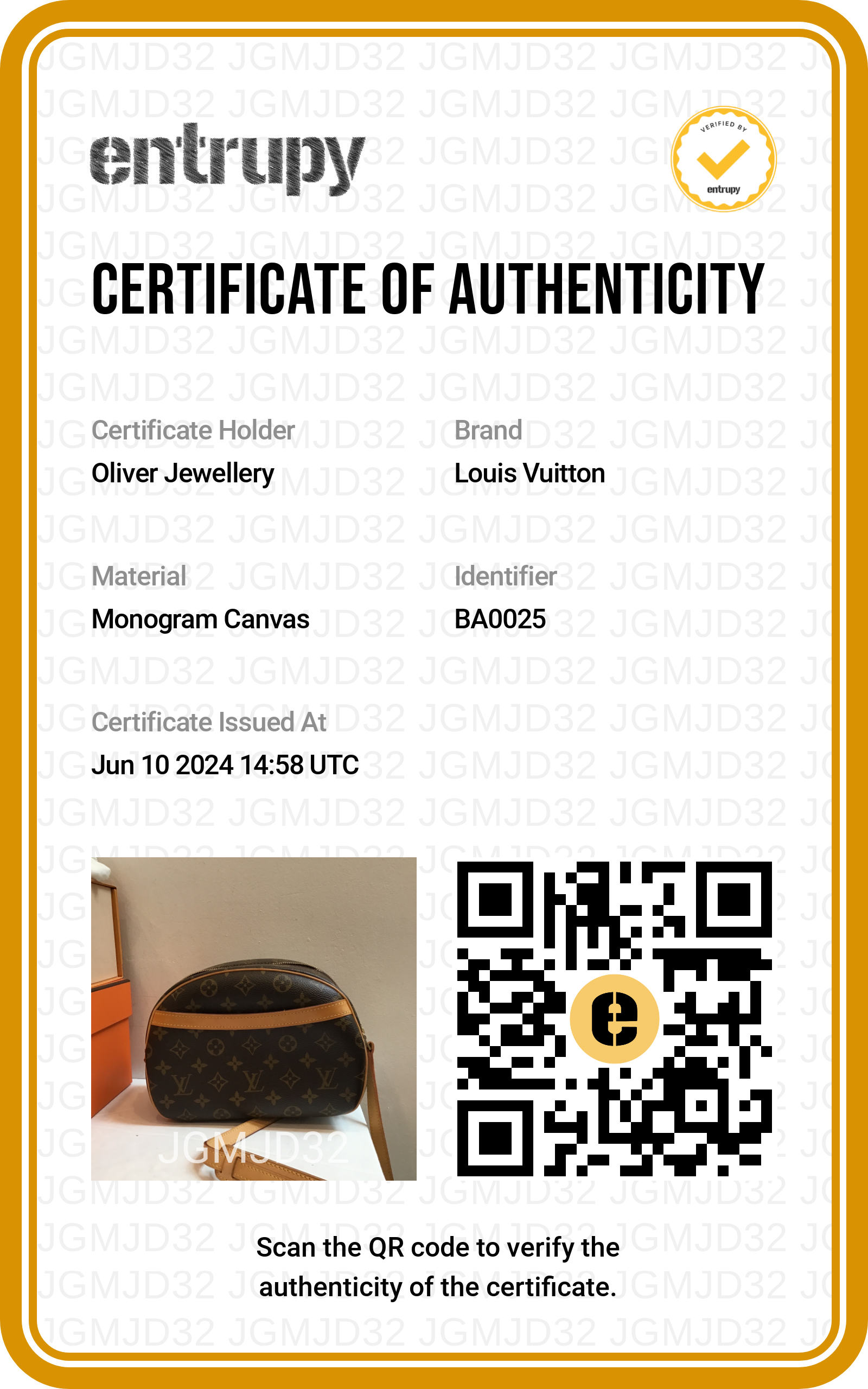 Louis Vuitton Monogram Blois Crossbody Bag