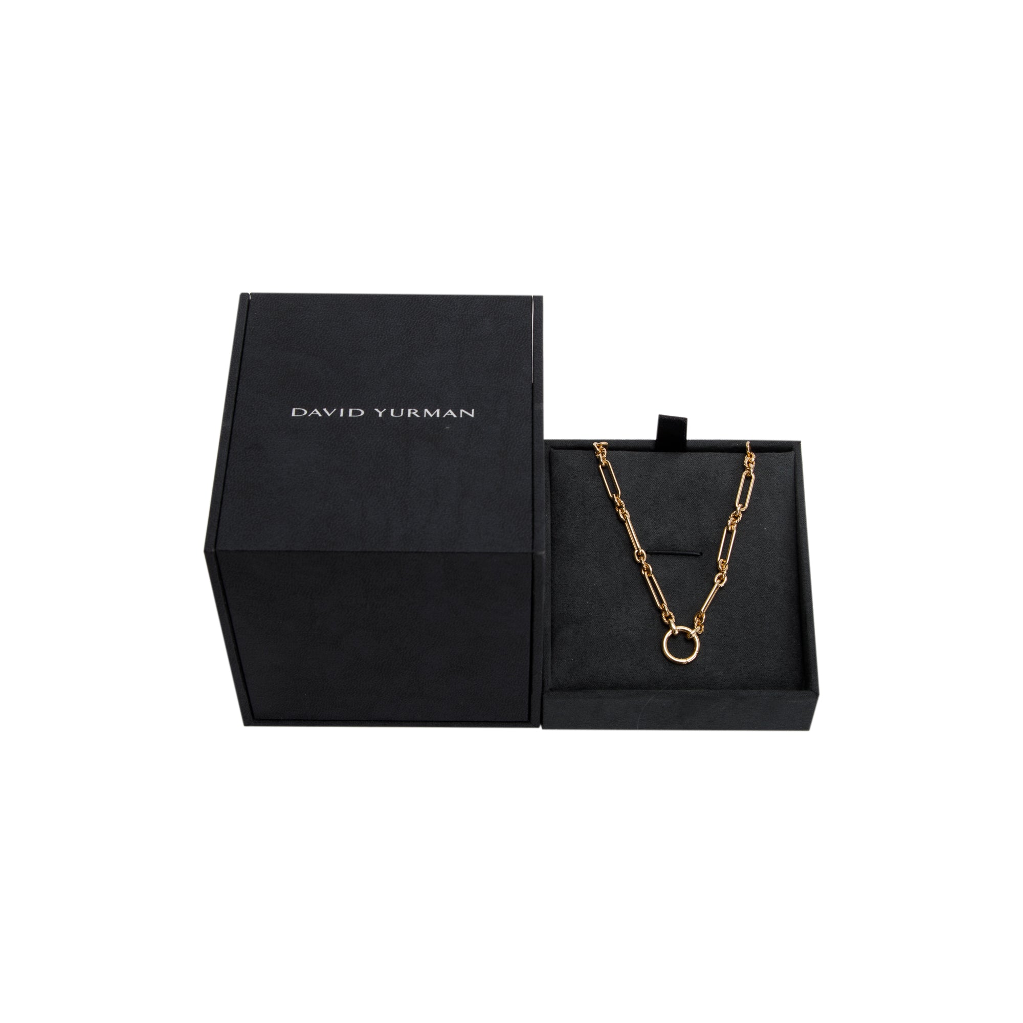 David Yurman 18k Gold Lexington Chain Necklace w/ Box