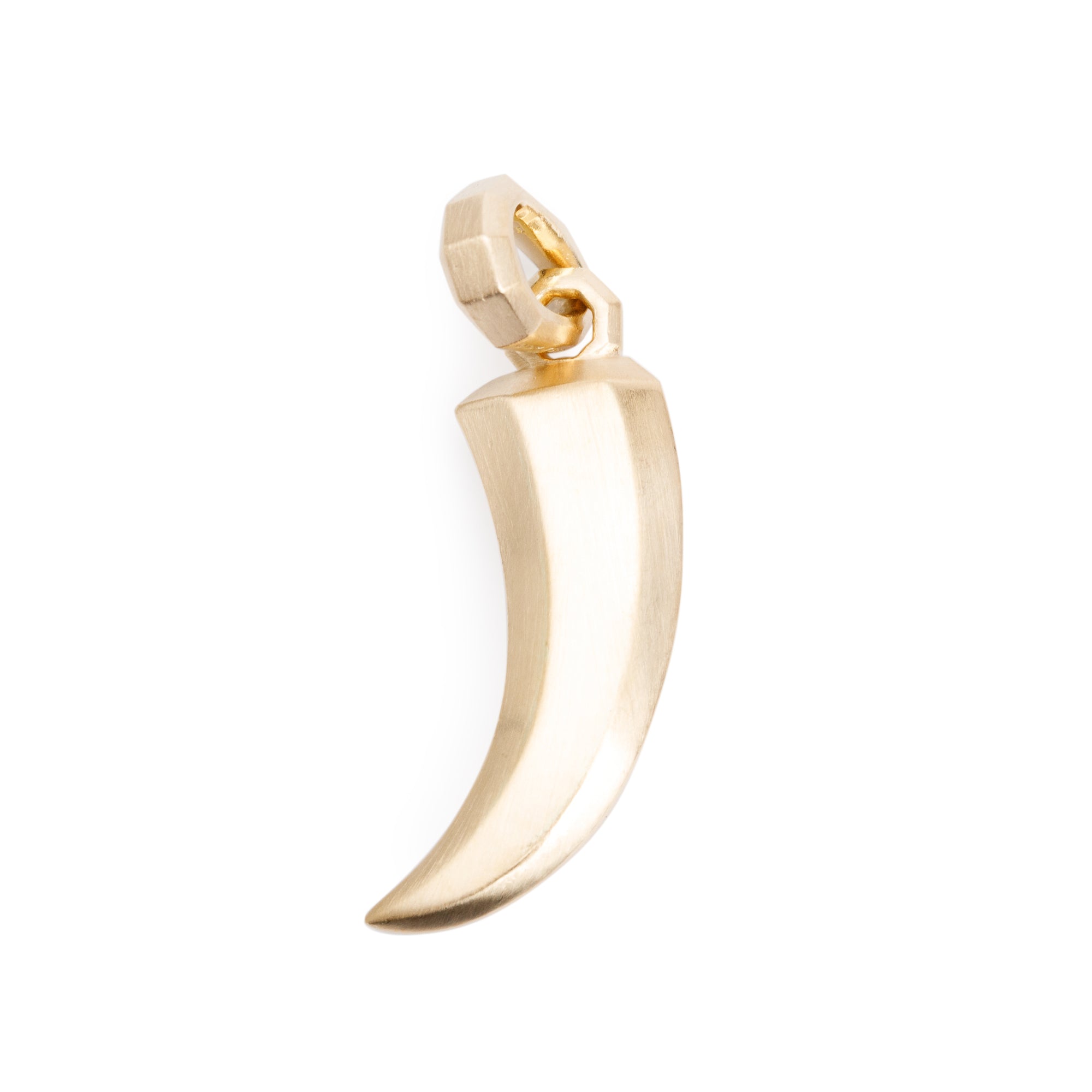 David Yurman 18k Yellow Gold Claw Amulet Pendant, 25 MM