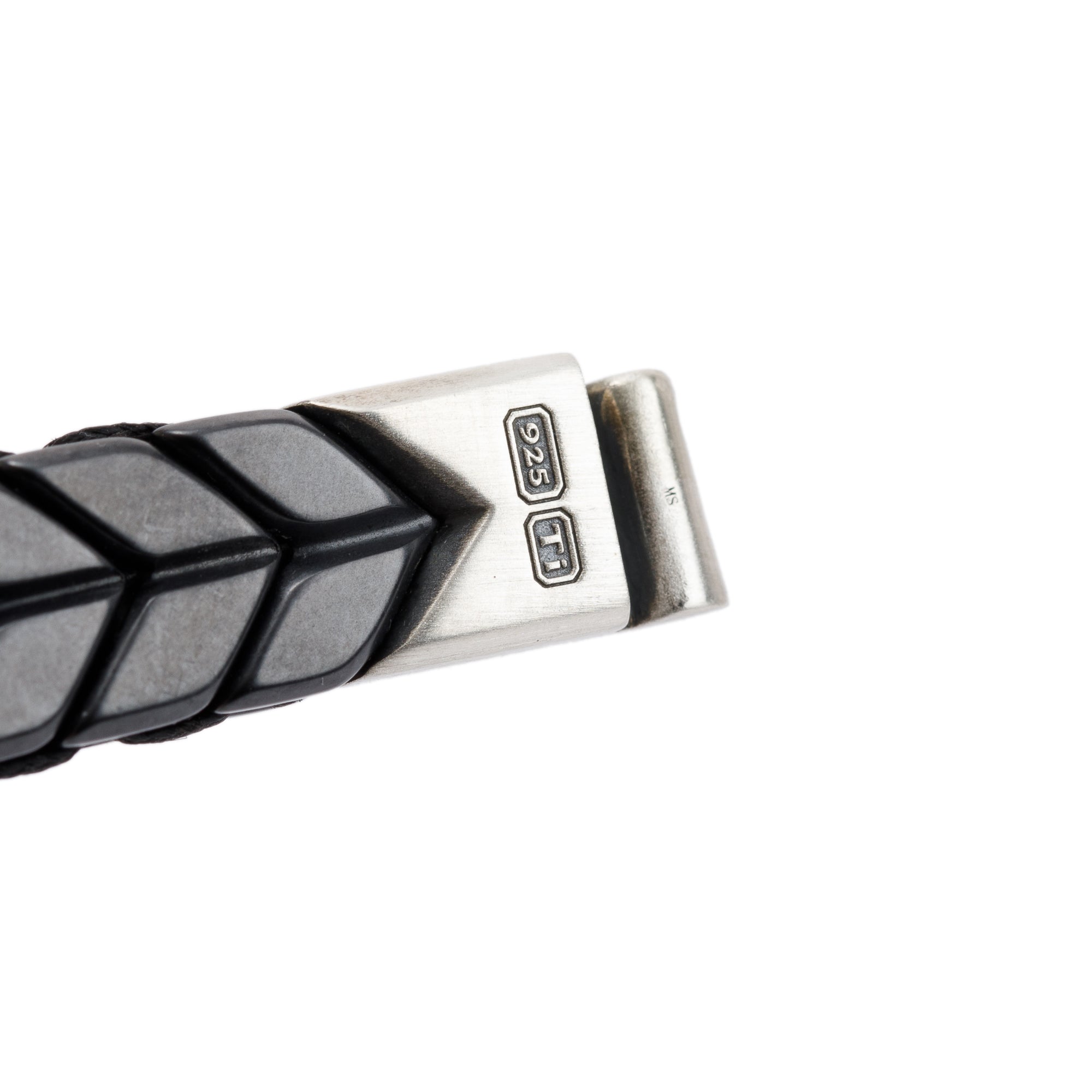 David Yurman Black Titanium Woven Cable Bracelet