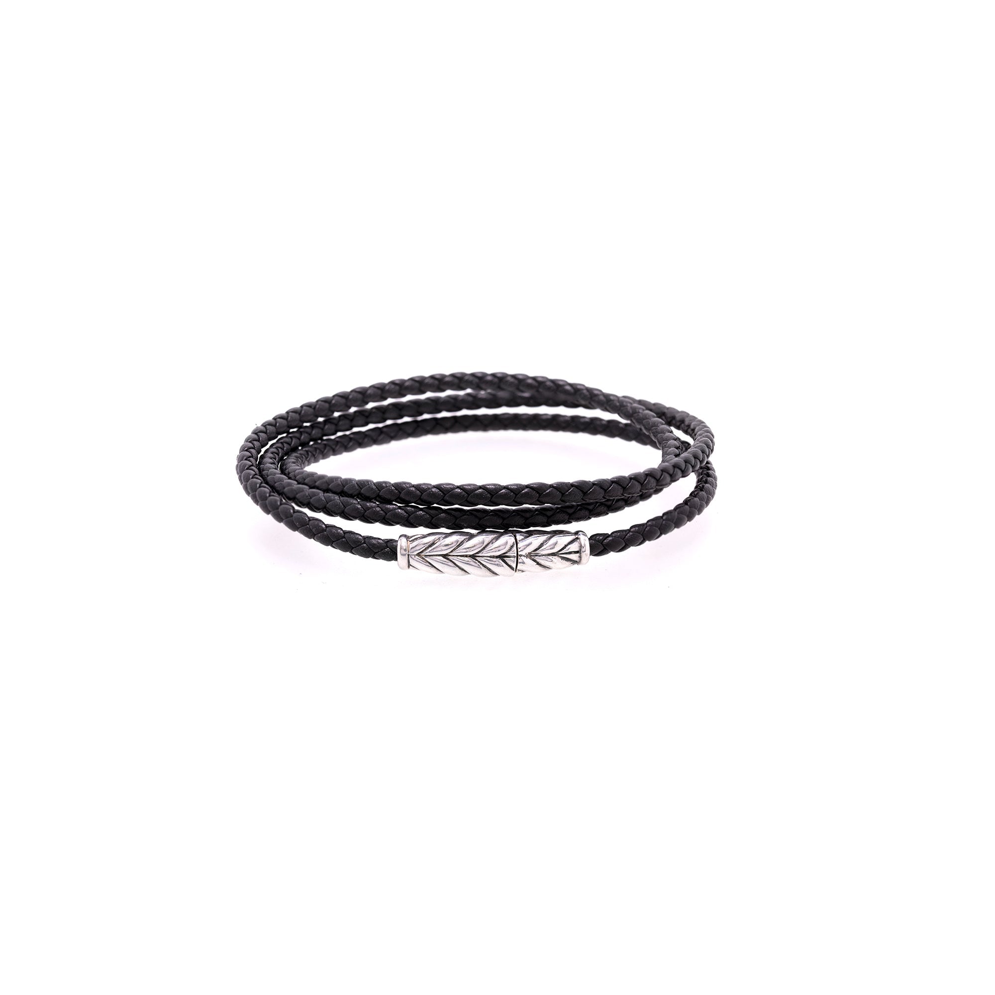 David Yurman Chevron Triple-Wrap Bracelet