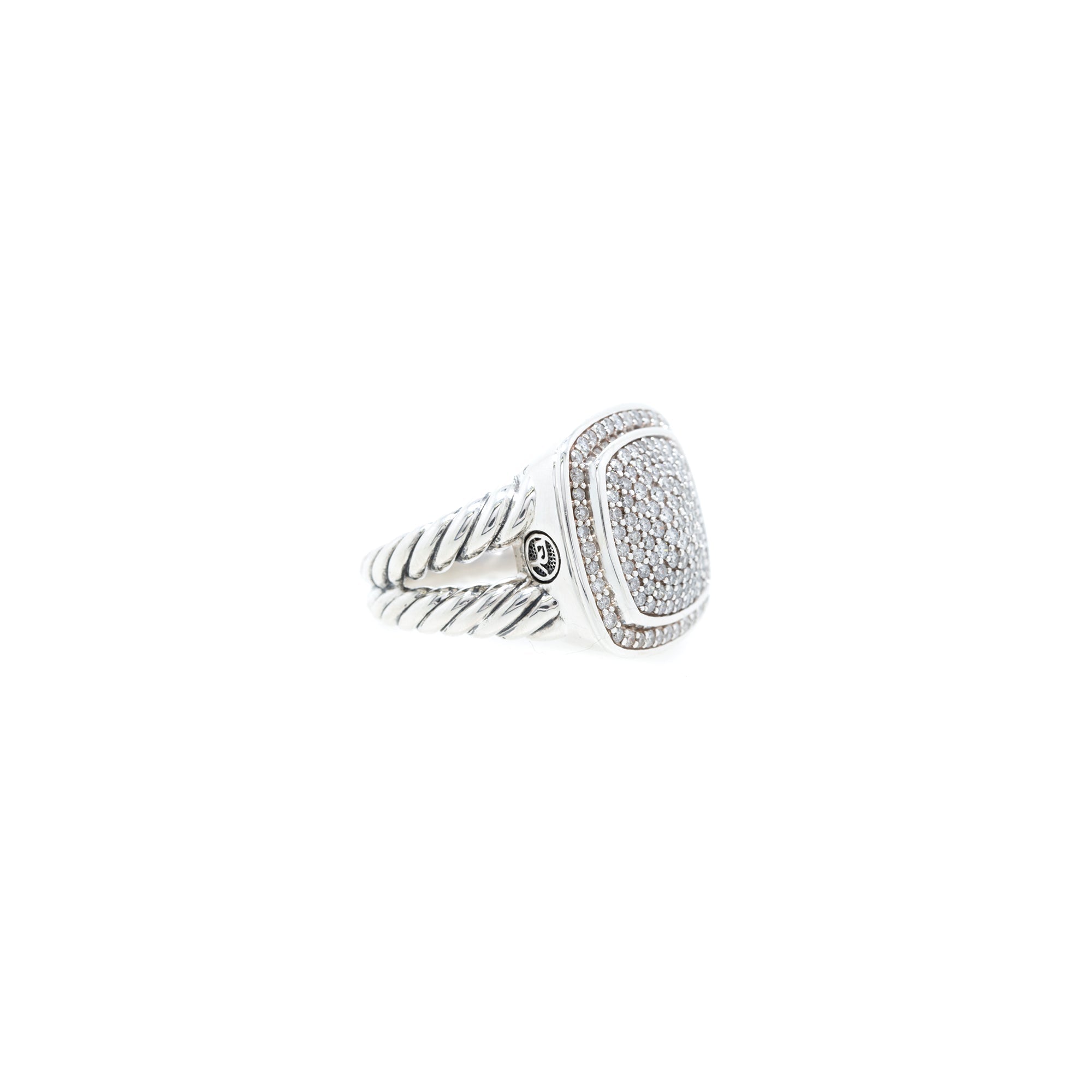 David Yurman Pave Diamond Albion Ring w/ Box