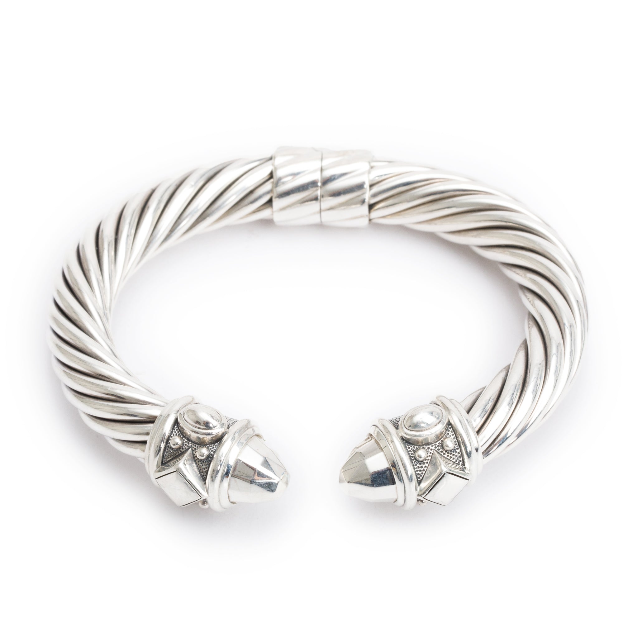 David Yurman Sterling SIlver 10 MM Renaissance Bracelet