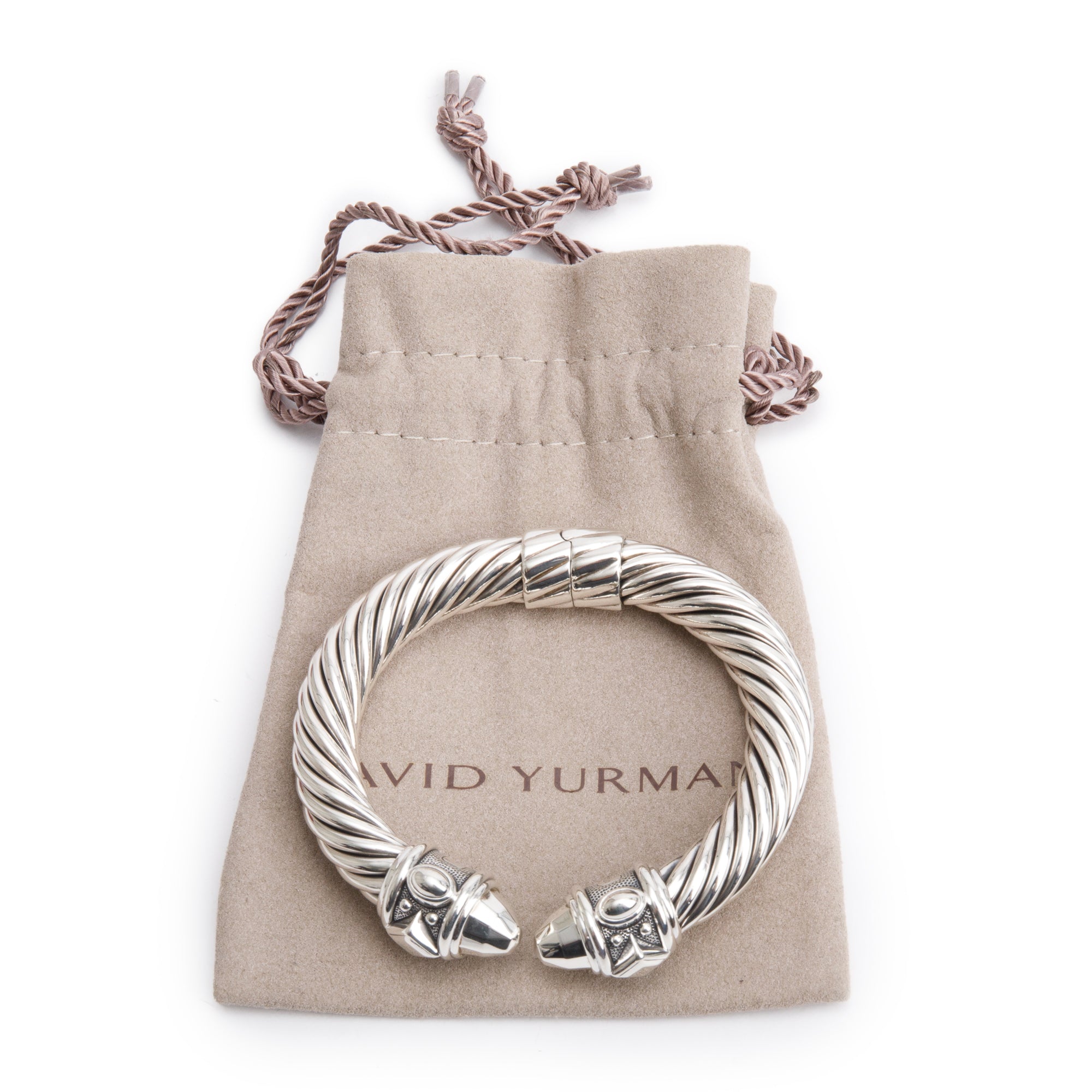 David Yurman Sterling Silver 10 MM Renaissance Bracelet