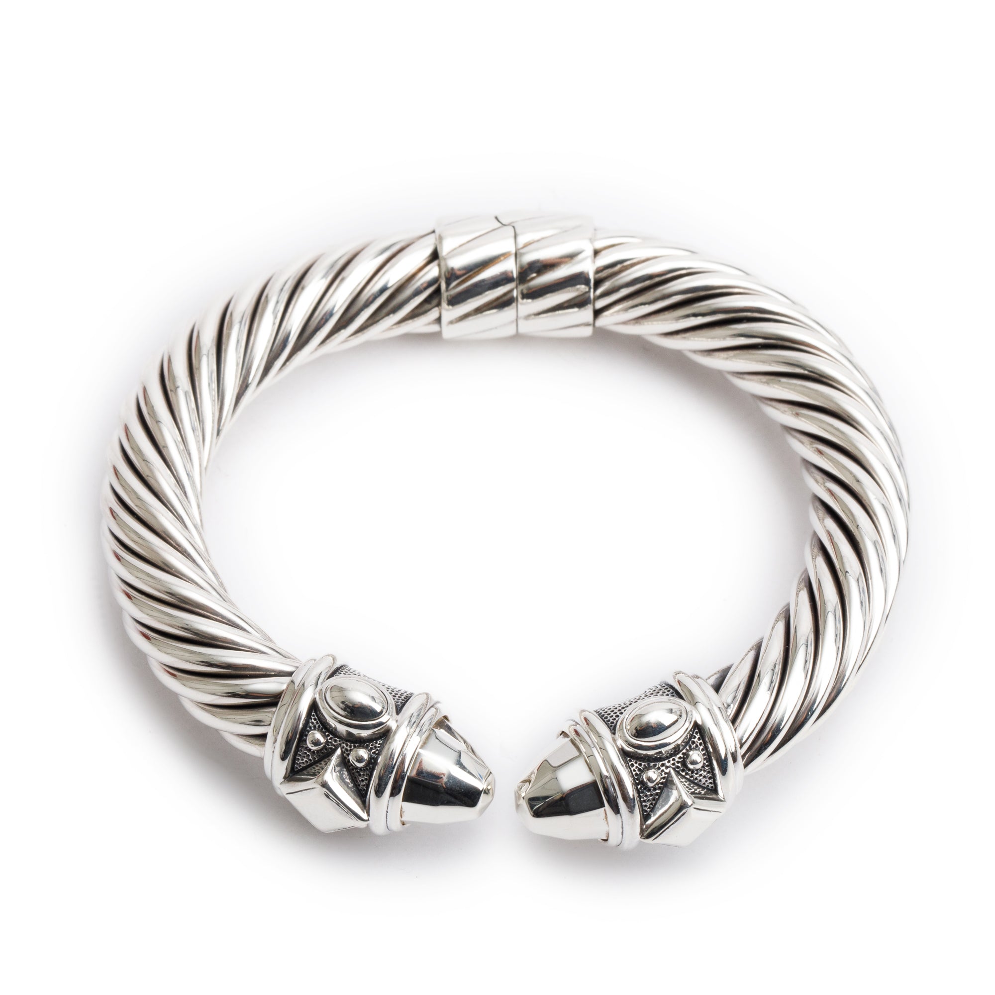 David Yurman Sterling Silver 10 MM Renaissance Bracelet