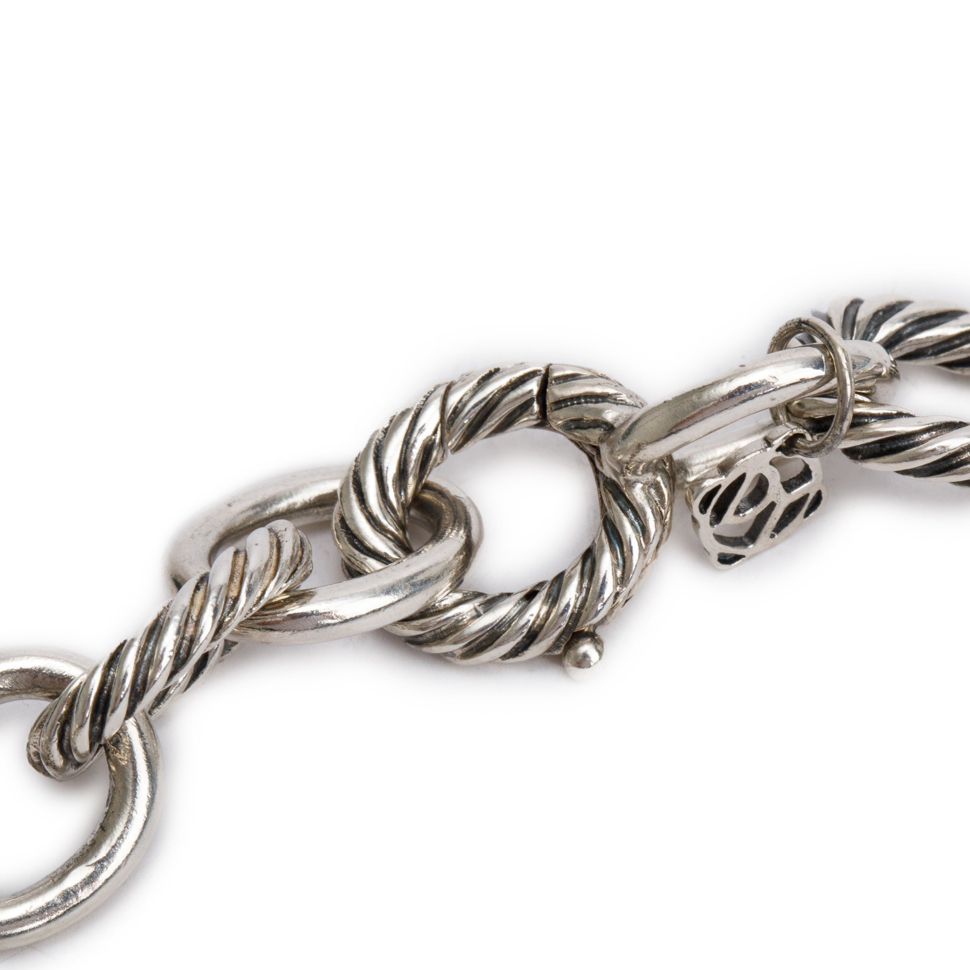 David Yurman Sterling Silver 12 MM Oval Link Chain Necklace