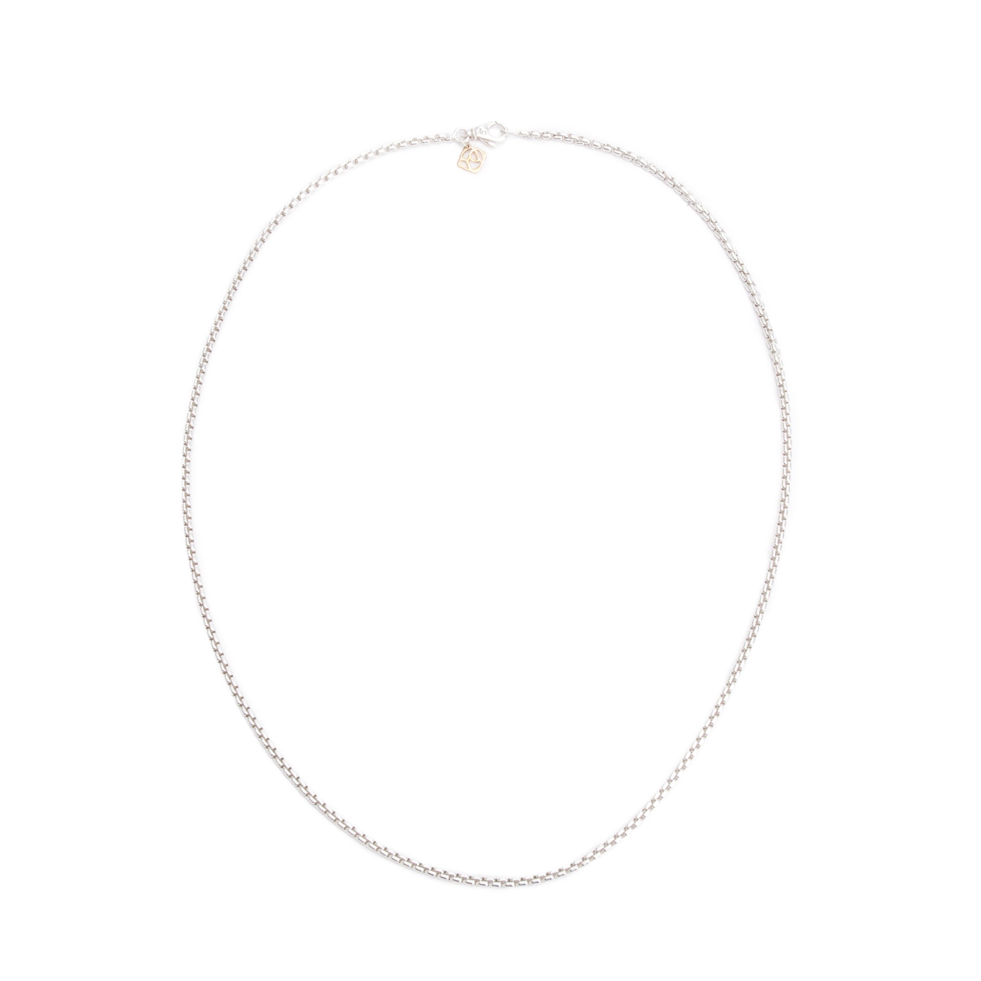 David Yurman Sterling Silver & 14k Yellow Gold 2.7 MM Box Chain Necklace, 20"