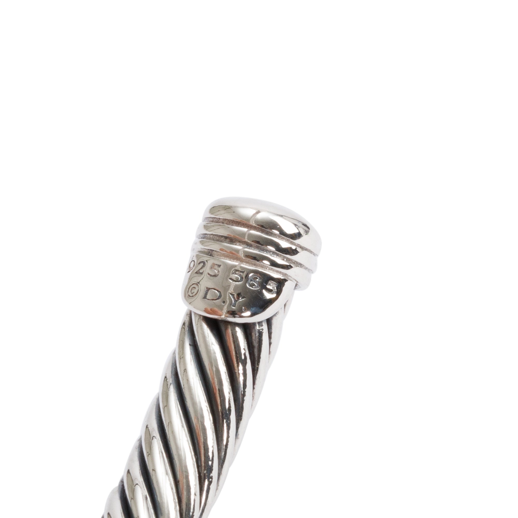 David Yurman Sterling Silver & 14k Yellow Gold X Classic 5 MM Cable Bracelet