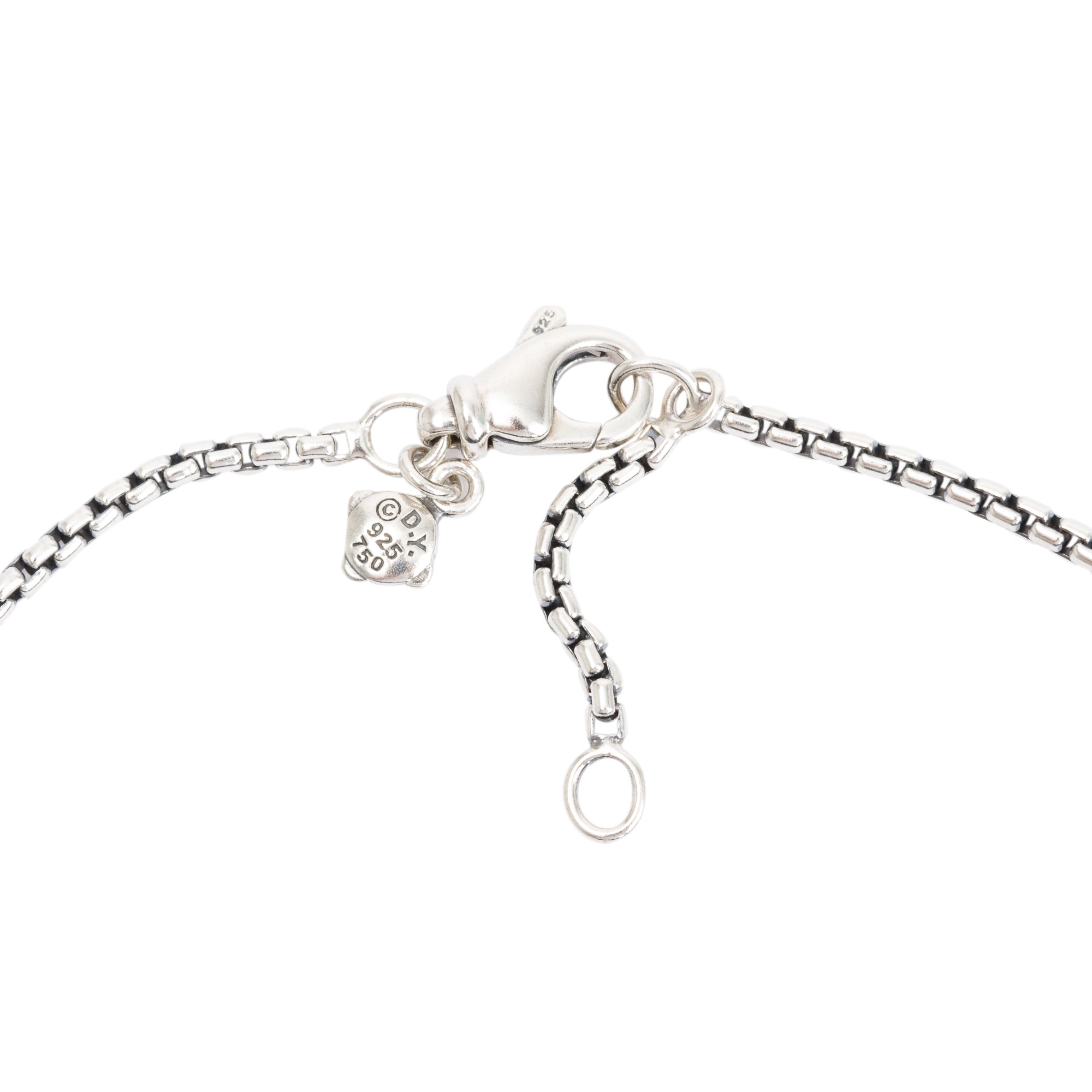 David Yurman Sterling Silver & 18k Yellow Belmont Curb Link Necklace