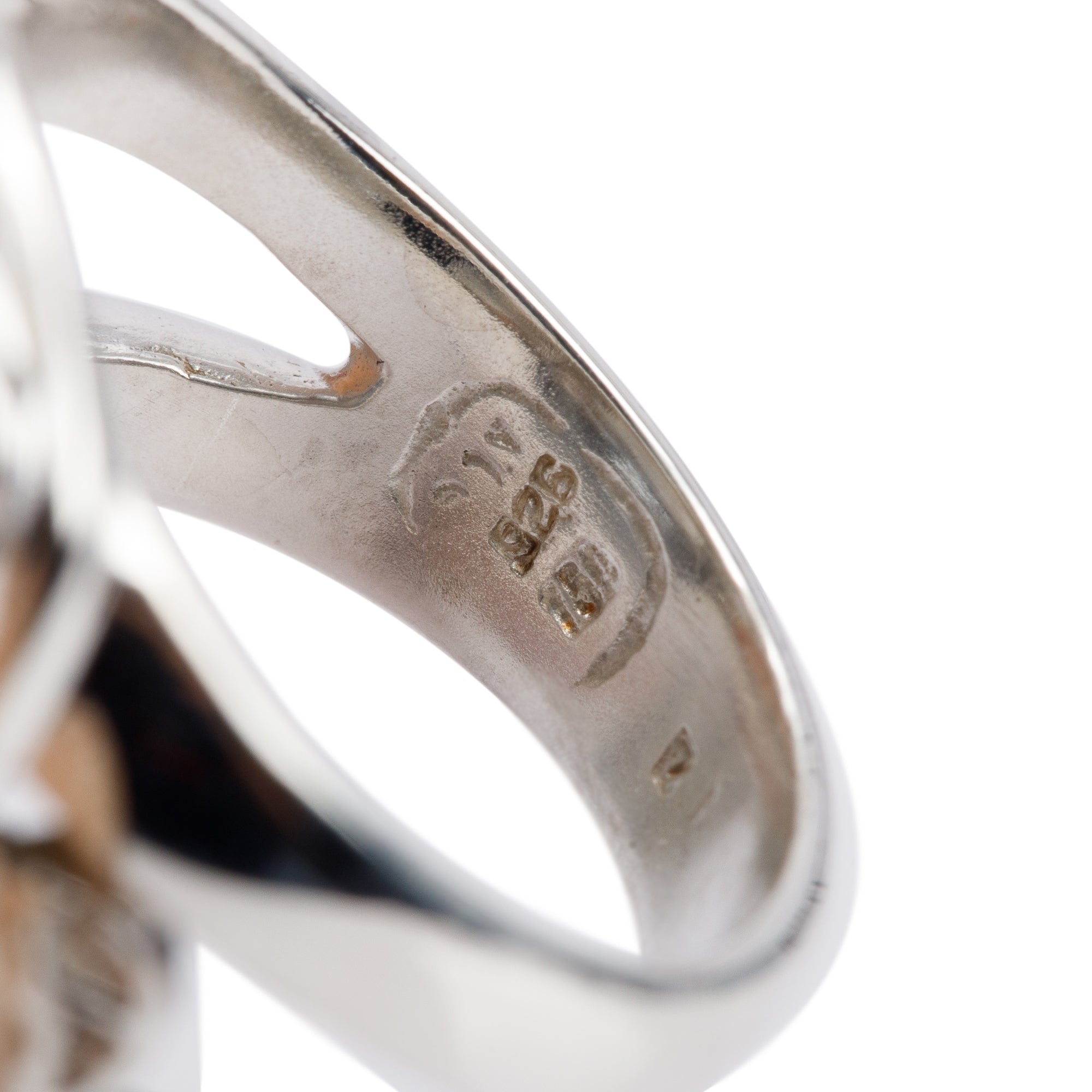 David Yurman Sterling Silver & 18k Yellow Gold Sculpted Cable Ring, Size 7.25