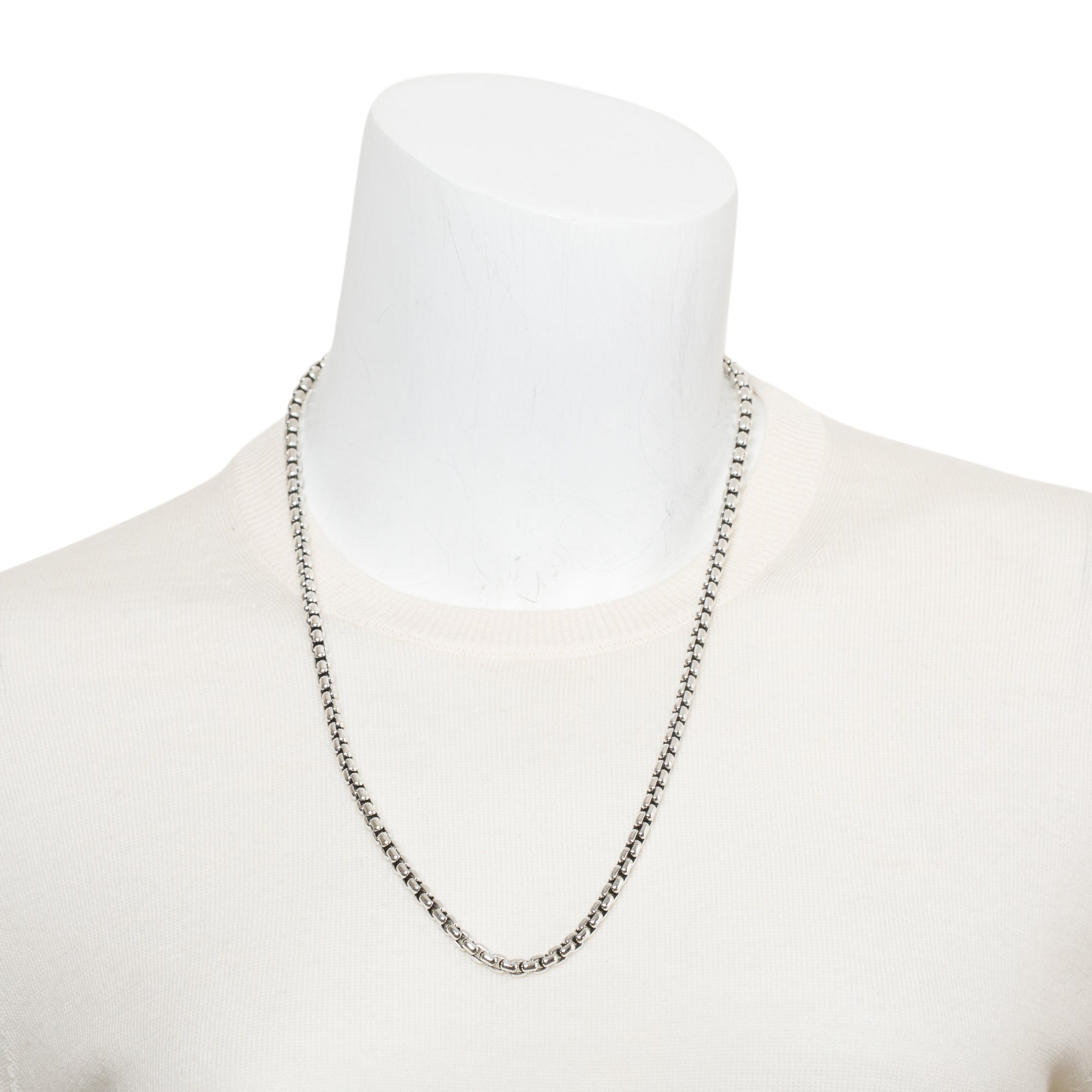 David Yurman Sterling Silver 4.8 MM Box Chain Necklace, 24"