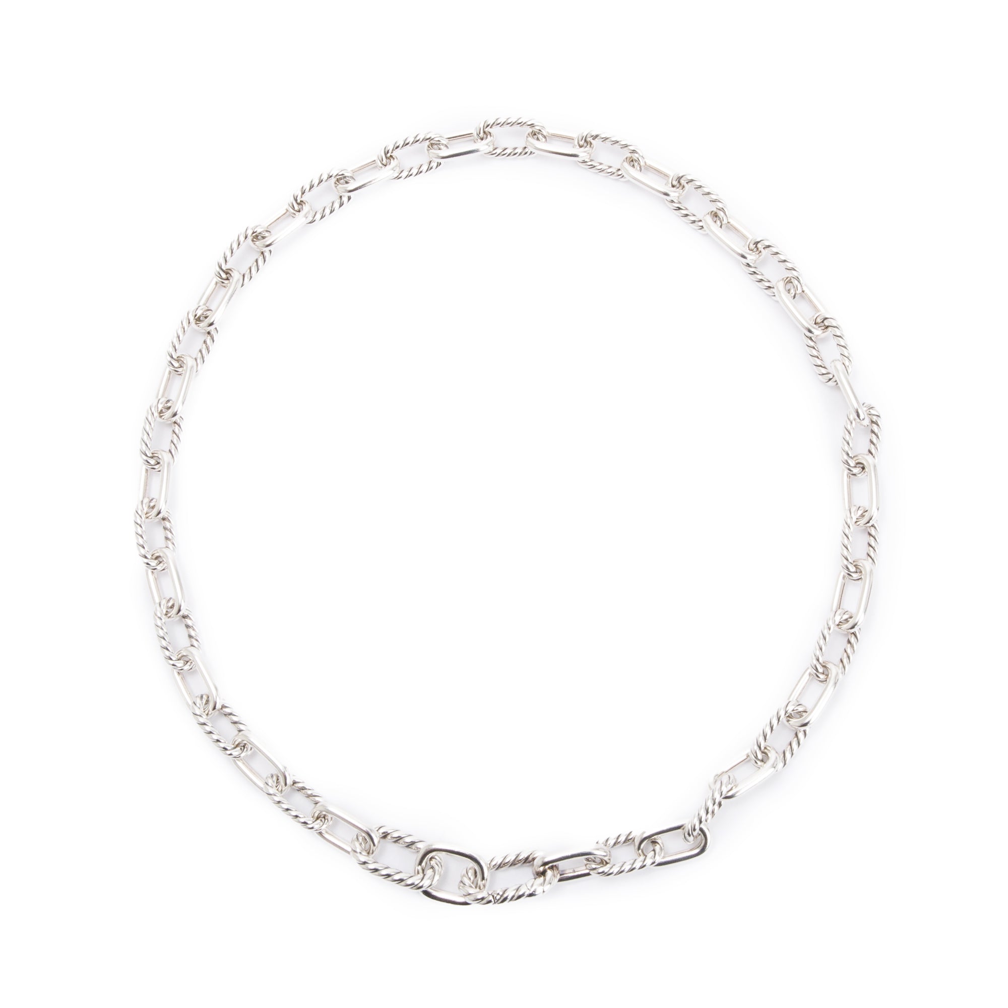 David Yurman Sterling Silver 8.5 MM Madison Chain Necklace