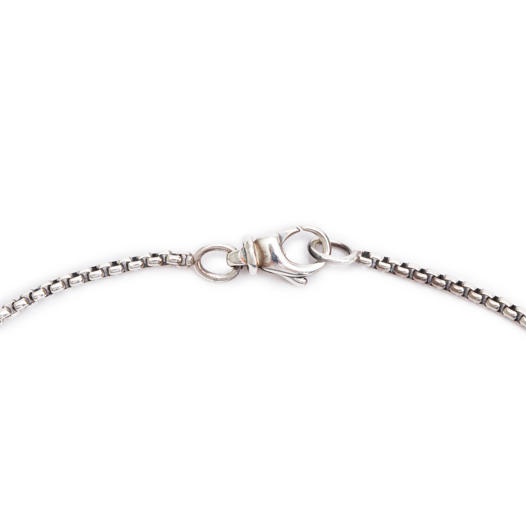 David Yurman Sterling Silver Amethyst Color Classics Cookie Pendant Necklace