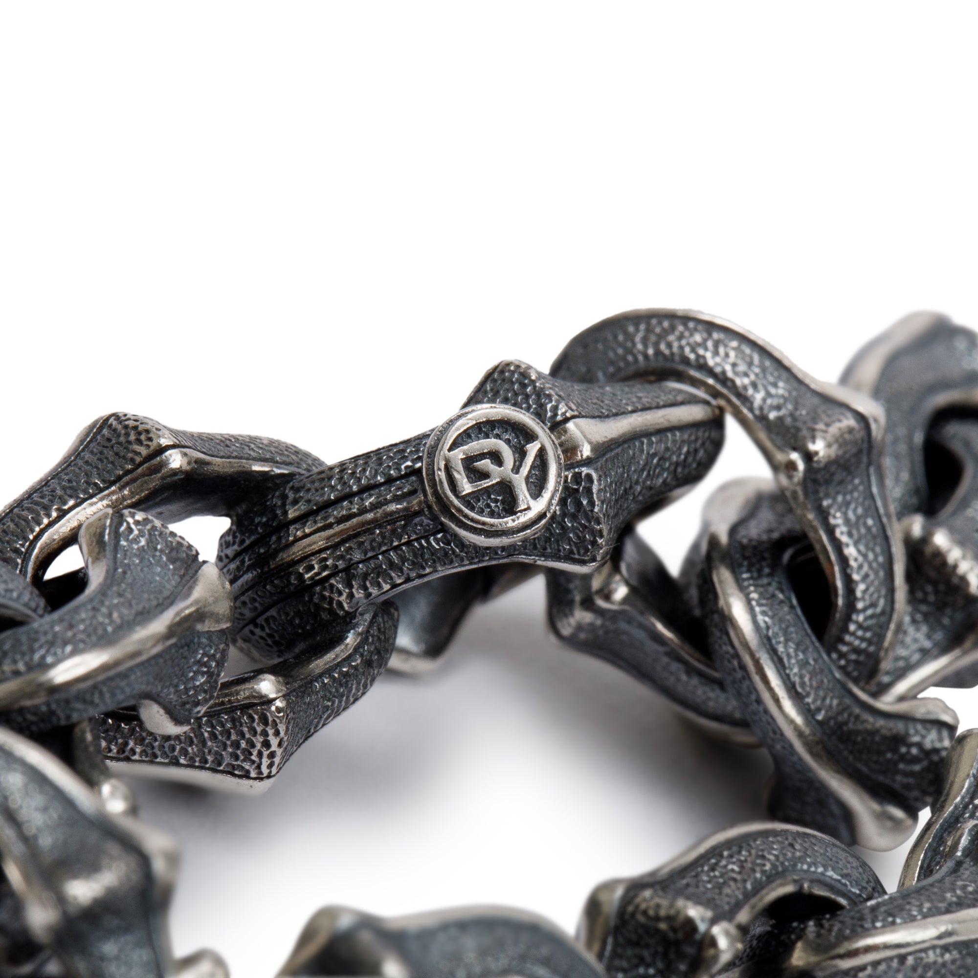 David Yurman Sterling Silver Armory Link Bracelet, 12 MM