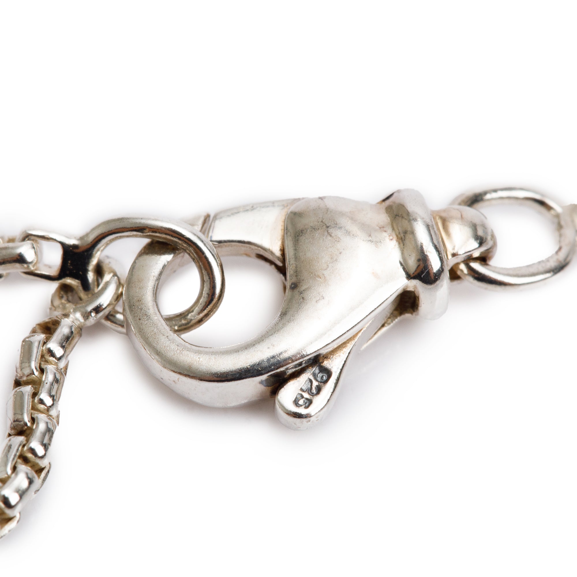 David Yurman Sterling Silver Blue Topaz Starburst Five Station Necklace