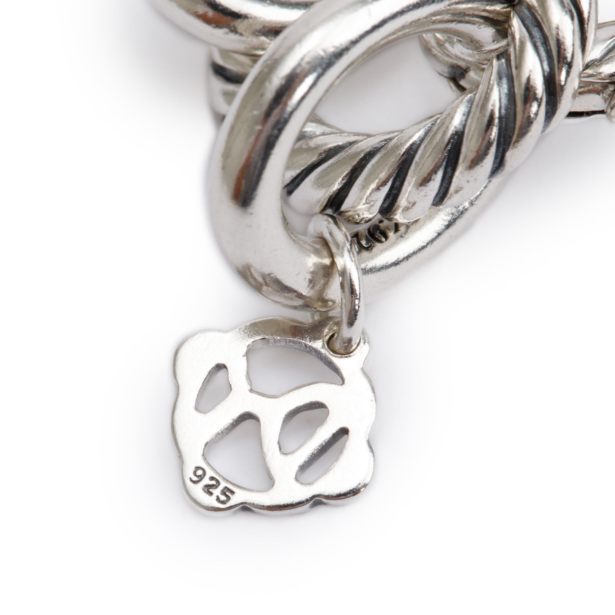 David Yurman Sterling Silver Oval Link Chain Bracelet, 12 MM