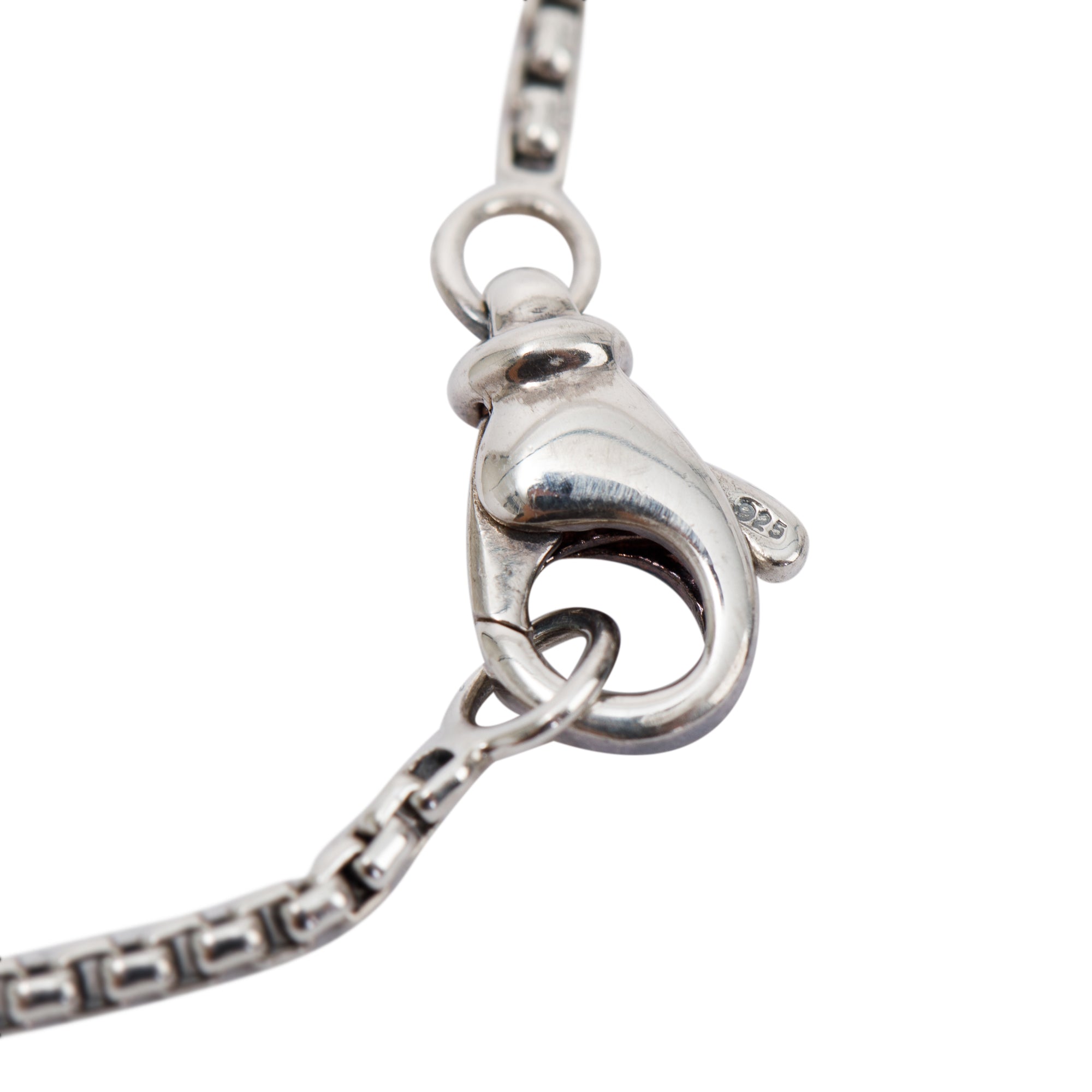 David Yurman Sterling Silver Pearl & Diamond Crossover X Pendant Necklace