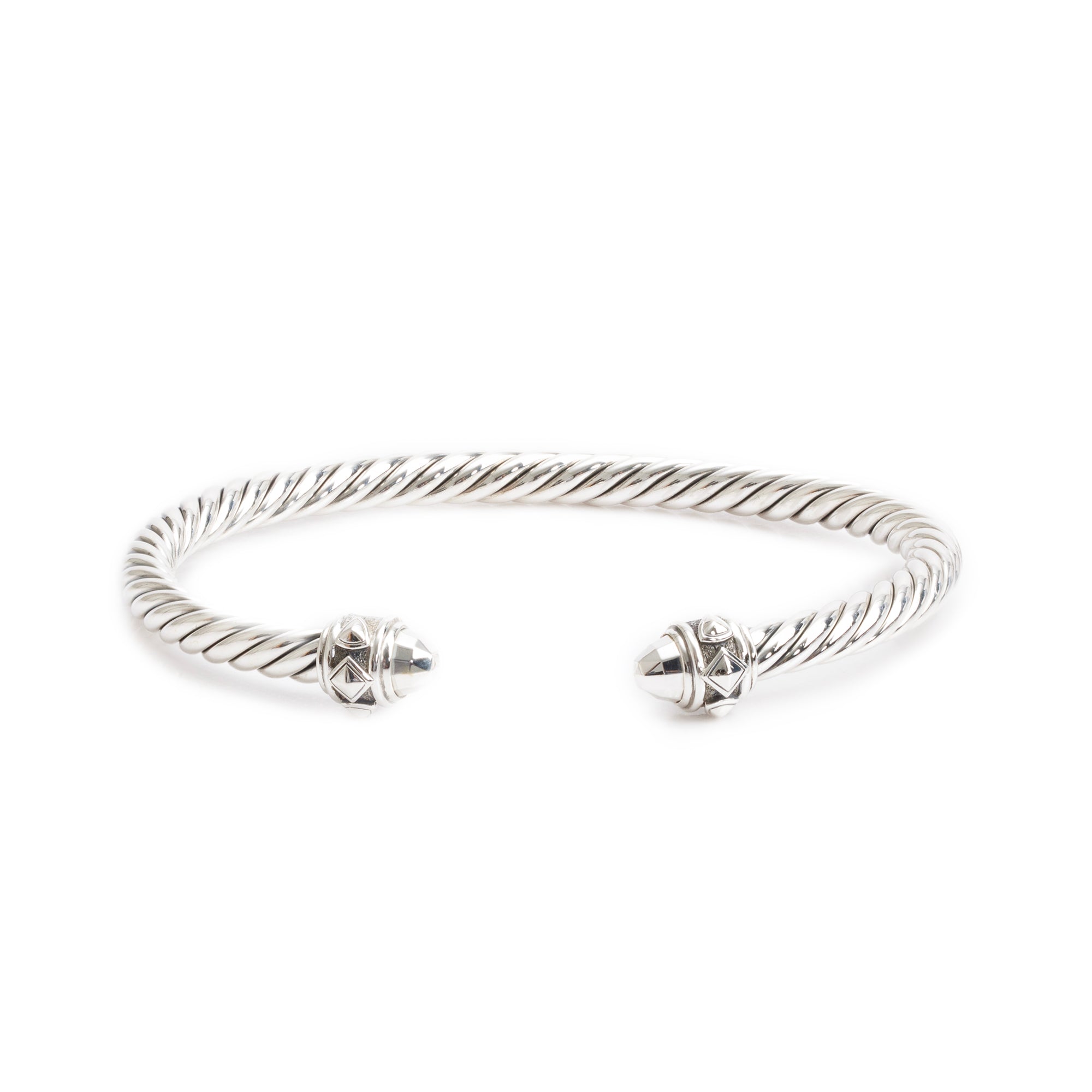 David Yurman Sterling Silver Renaissance Classic 5 MM Cable Bracelet