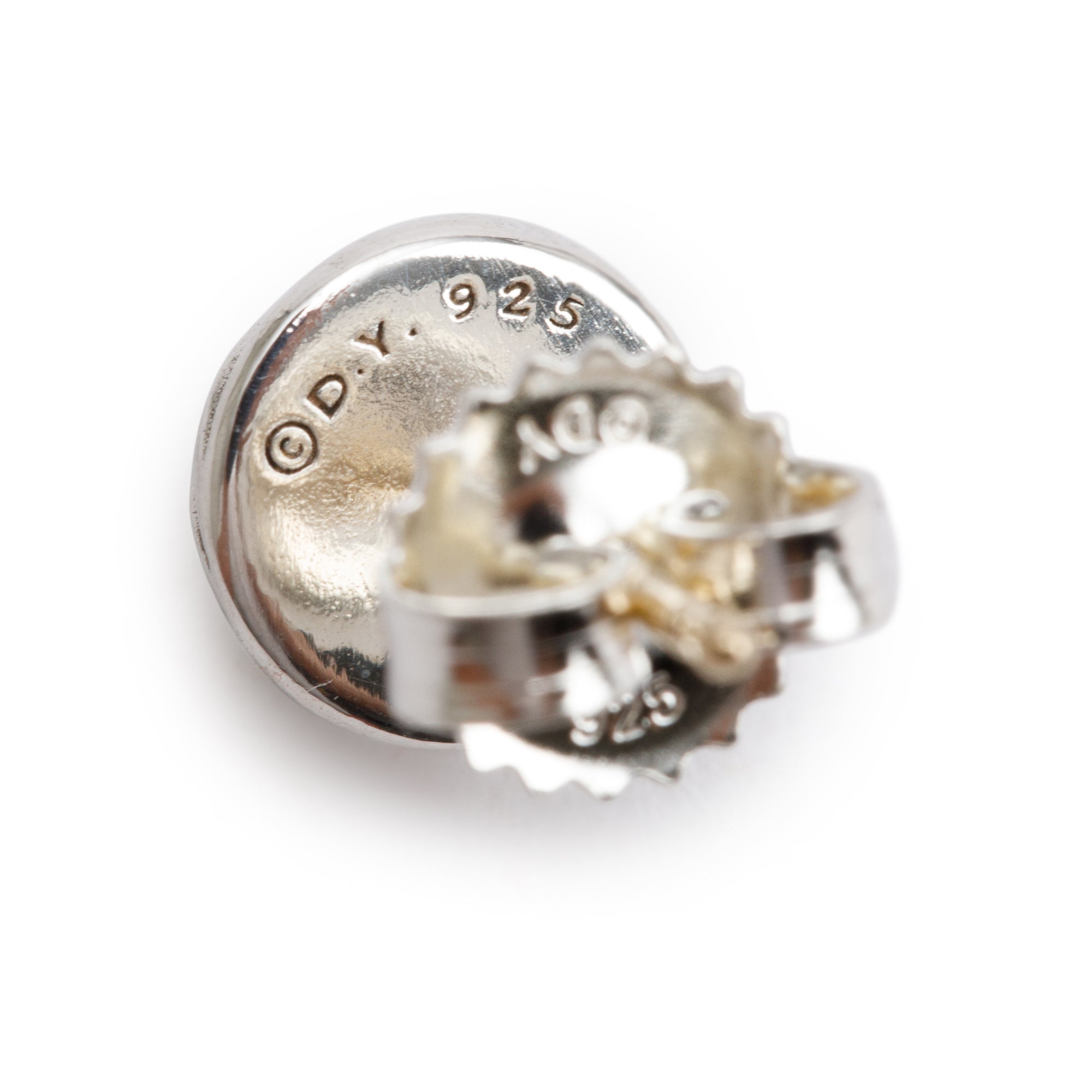 David Yurman Sterling Silver Sculpted Cable Stud Earrings