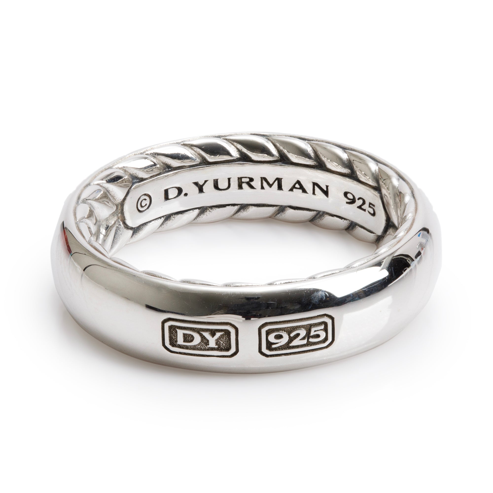 David Yurman Sterling Silver Streamline Wide Band Ring, Size 11