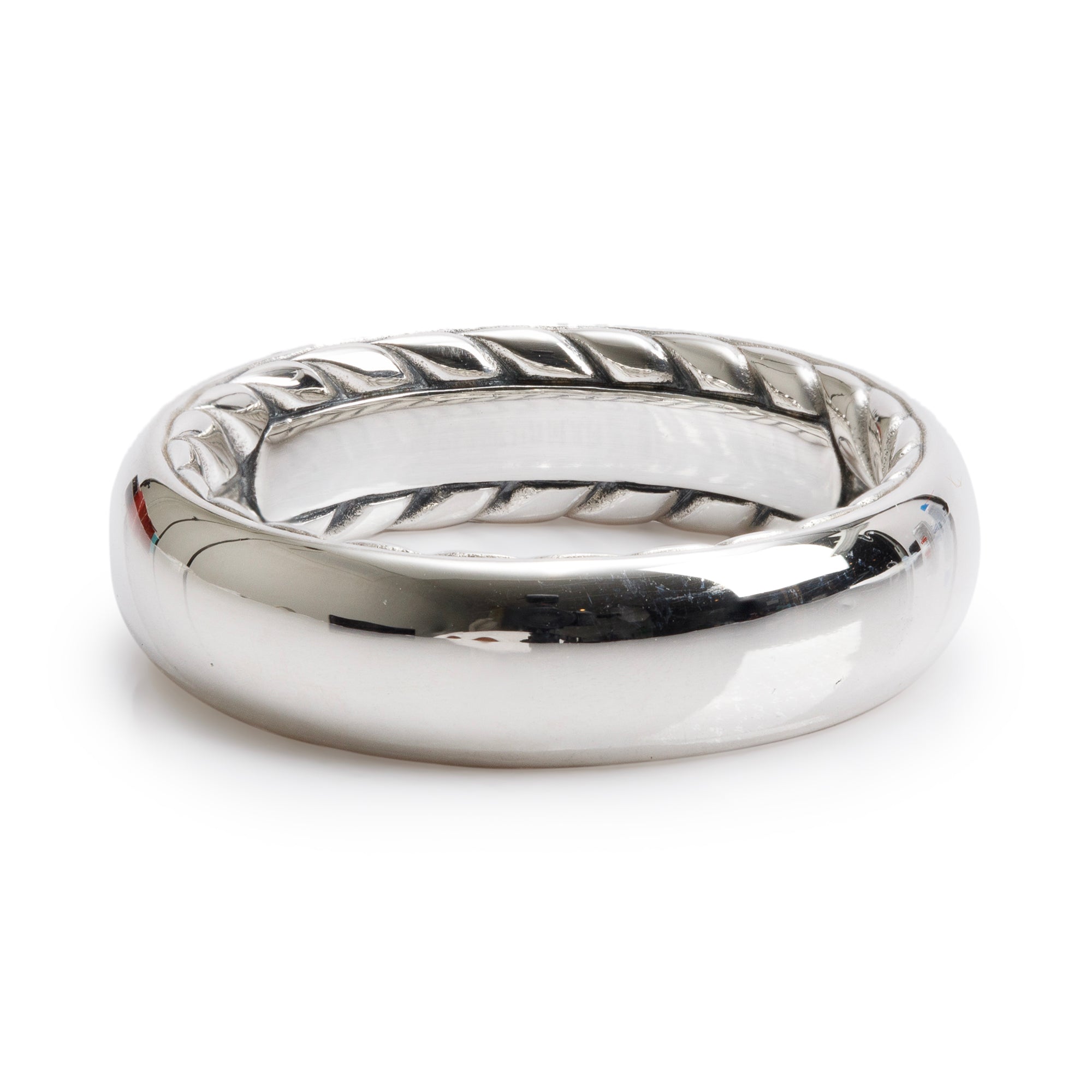 David Yurman Sterling Silver Streamline Wide Band Ring, Size 11